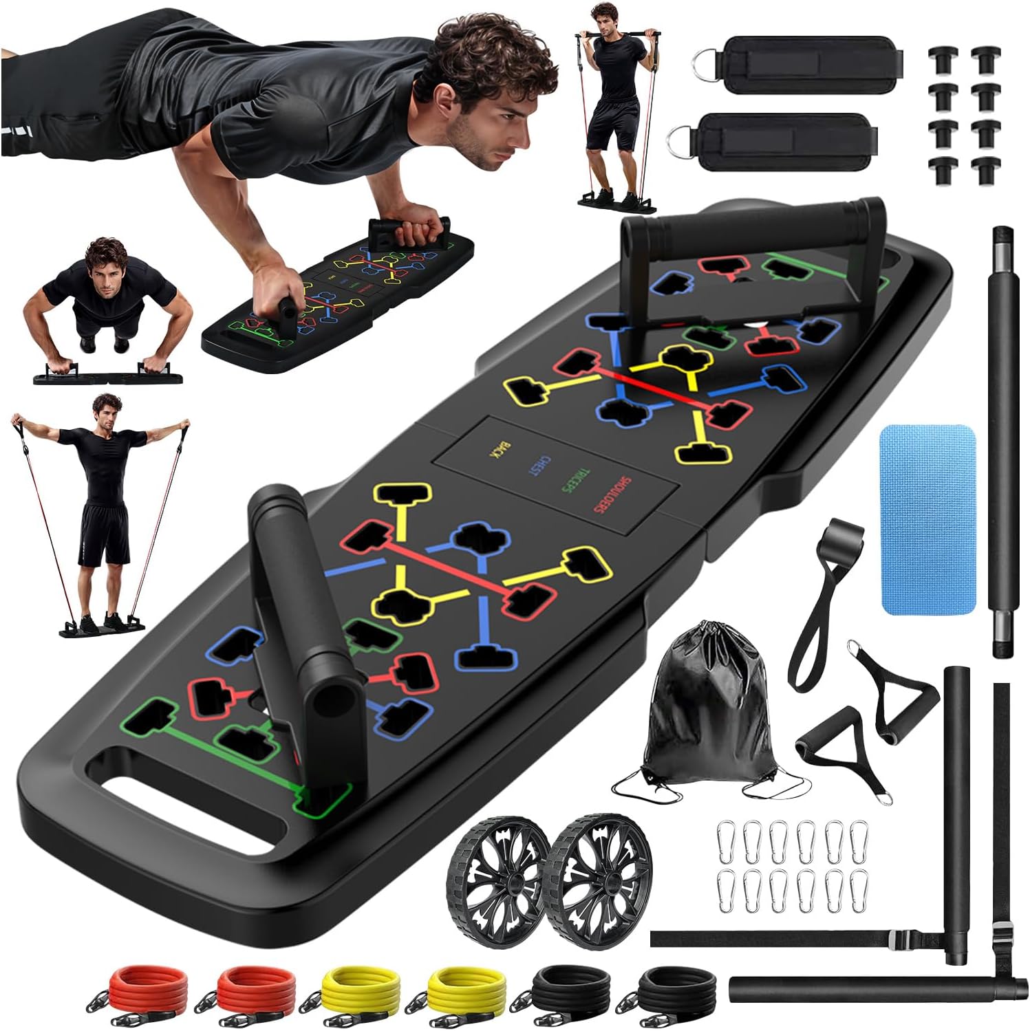 Portable Push-Up Board Fitness Set