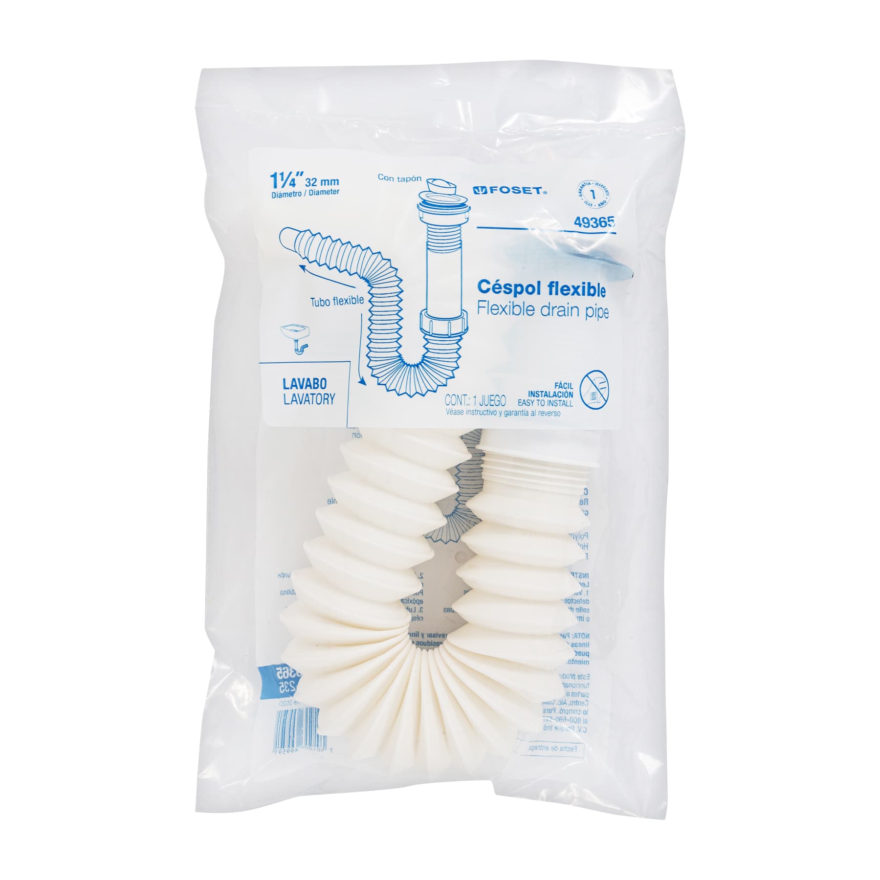 Céspol flexible para lavabo 49365