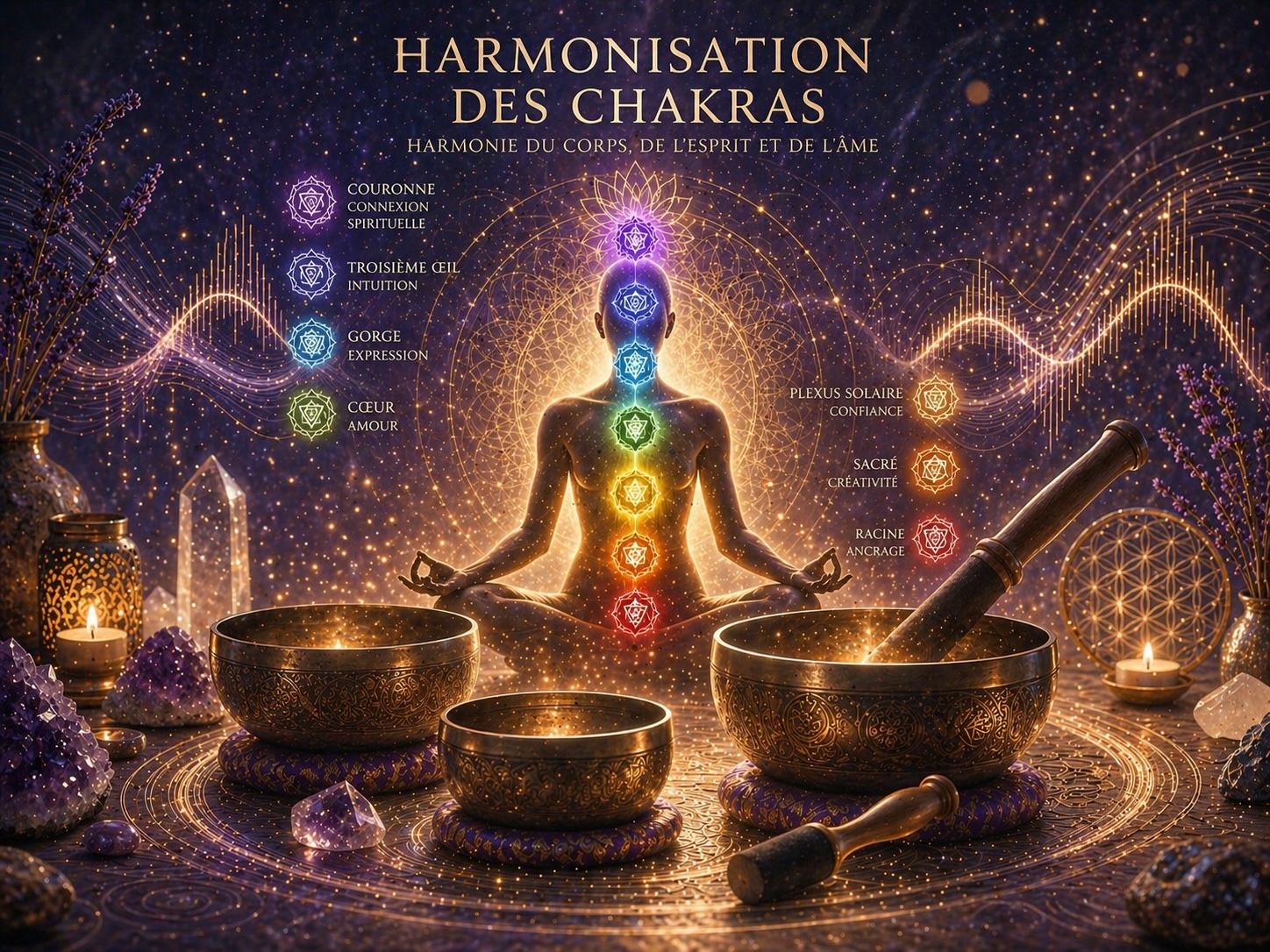 harmonisation des chakras - 60 min