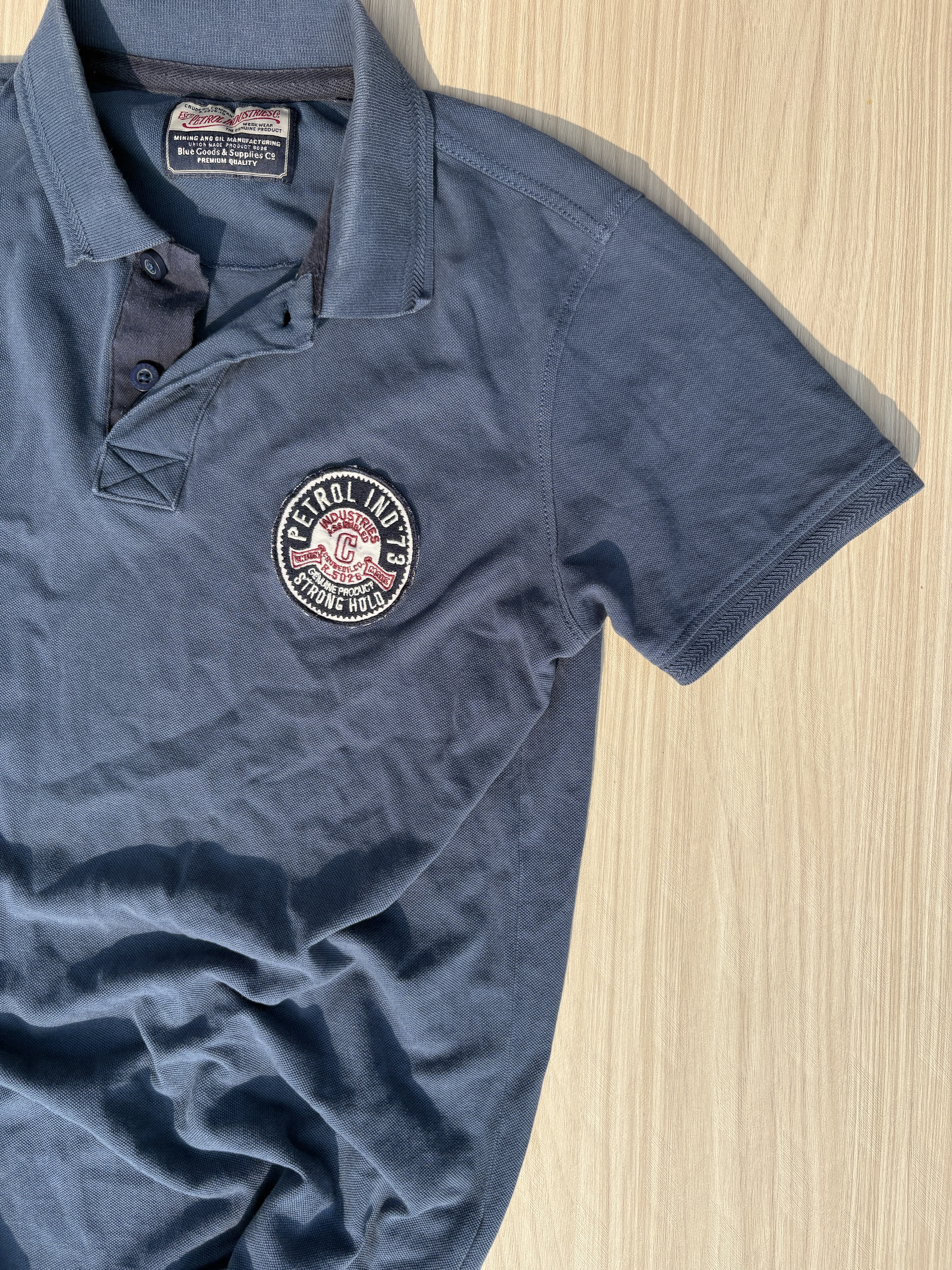 Petrol Industries Co. Heritage Pique Polo T-shirt ((M)