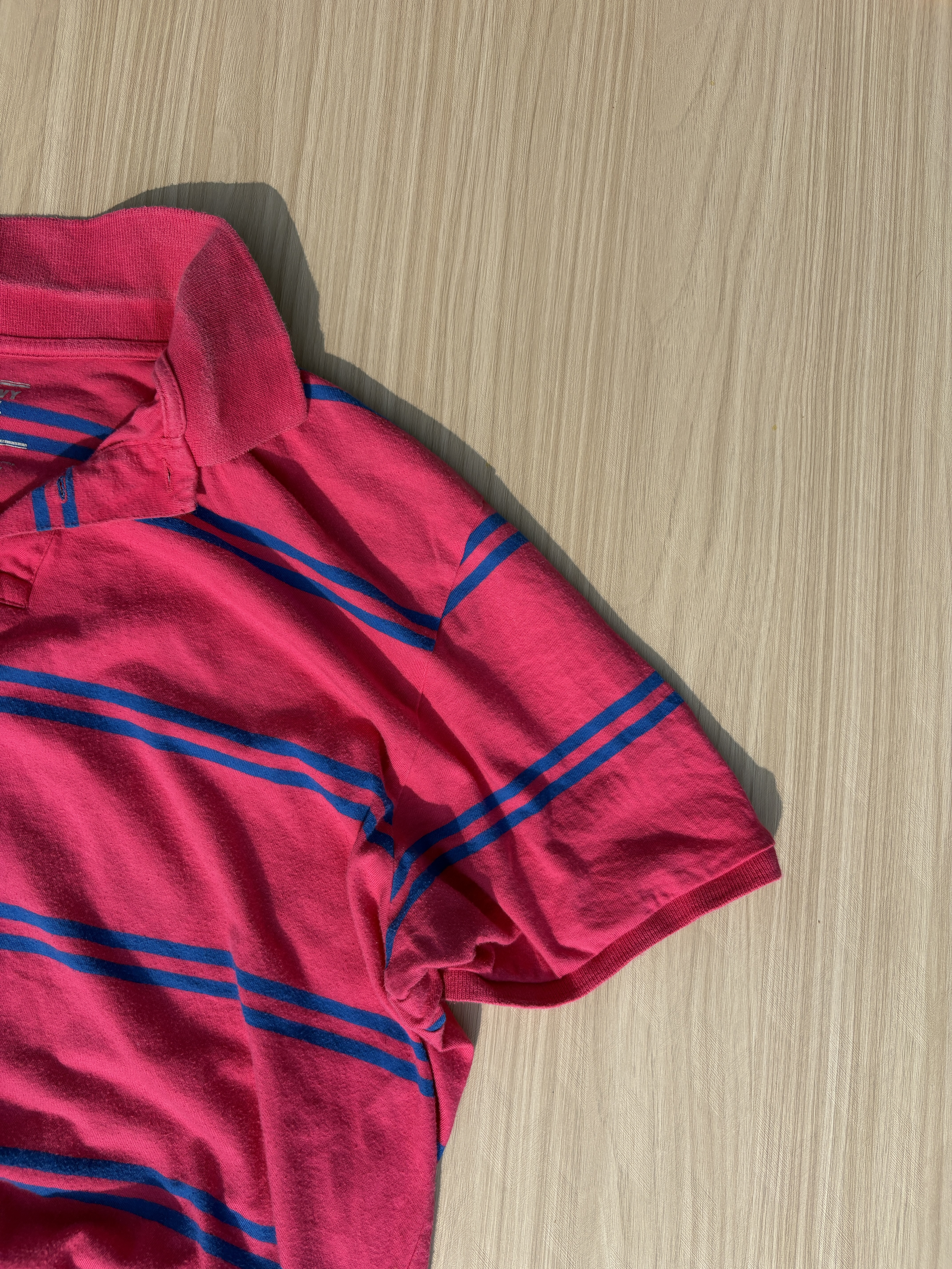 Old Navy Slim Fit Striped Polo T-shirt (XL)