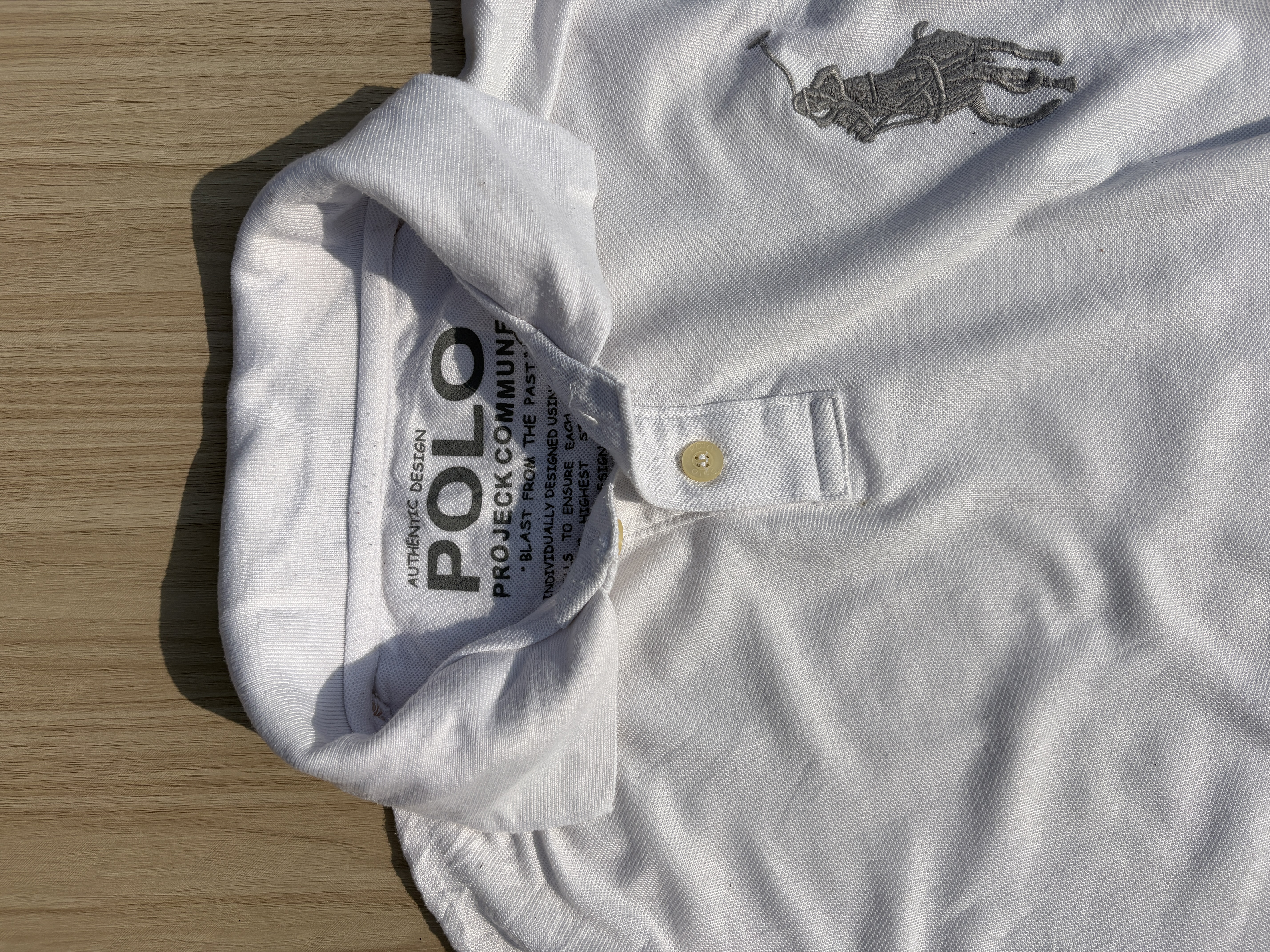 Project Commune "Big Pony" Polo T-shirt (XXL)