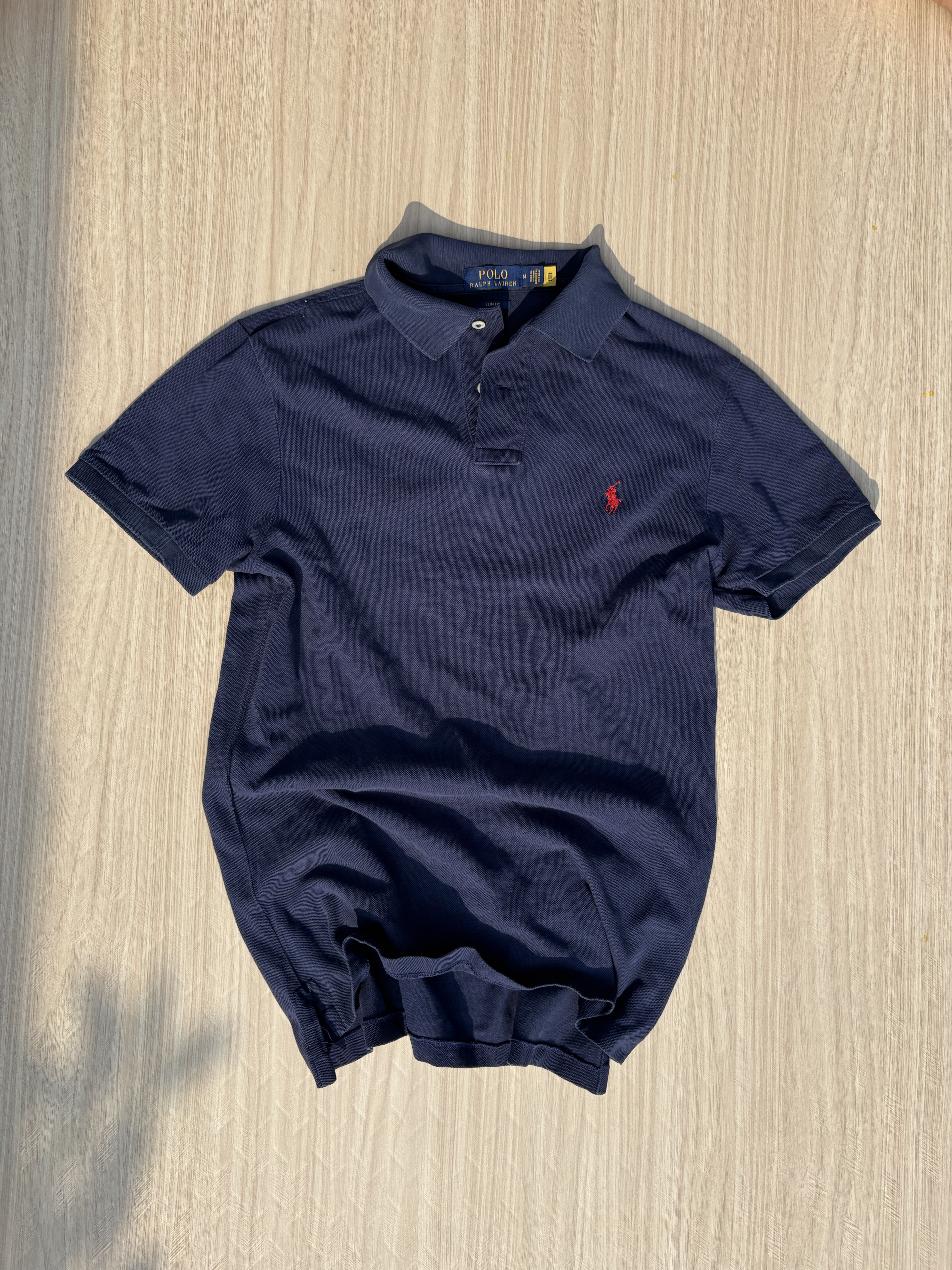 Ralph Lauren Slim Fit Pique Polo T-shirt (M)
