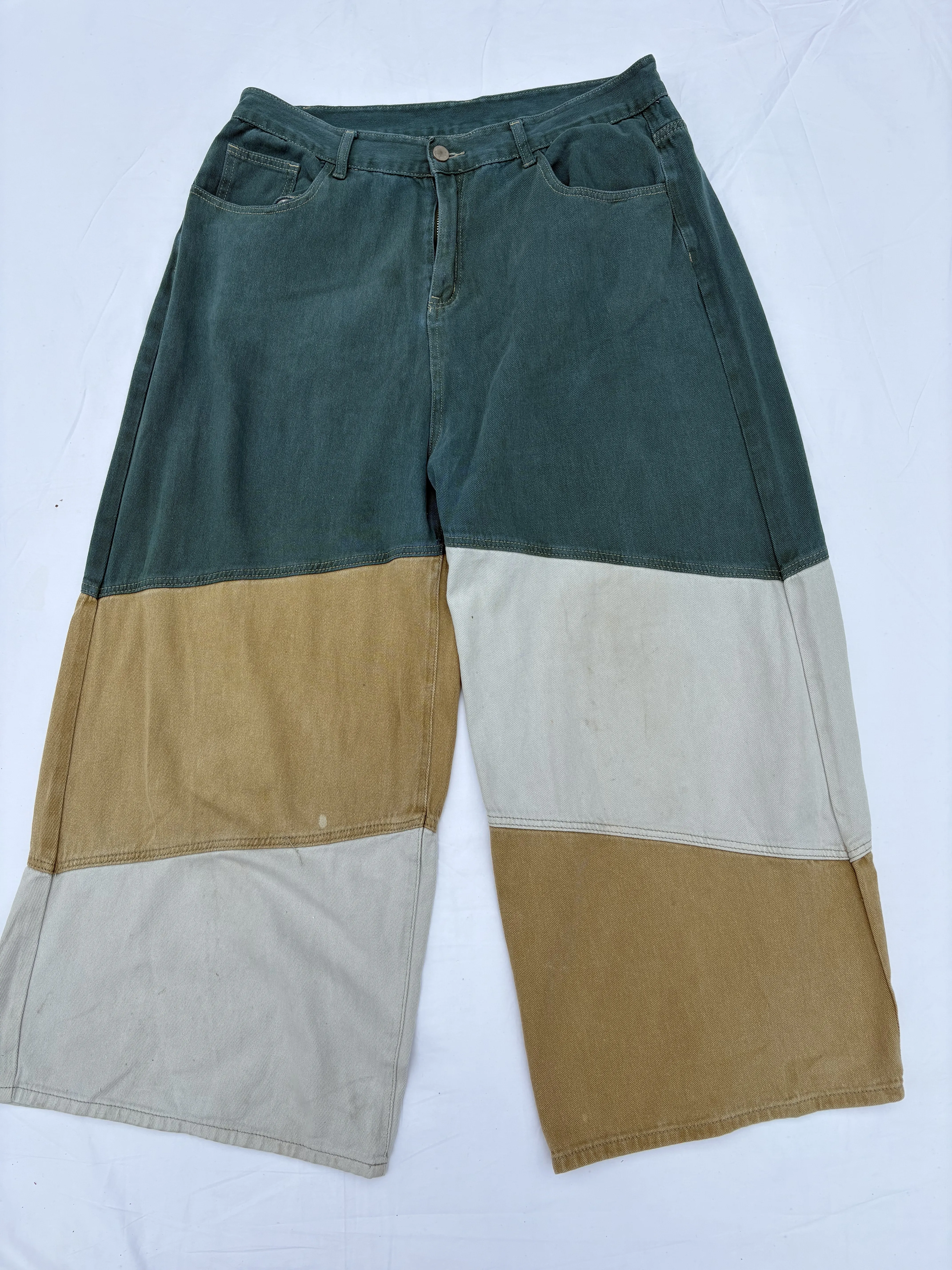 Cider Colorblock Wide - Leg Pants 