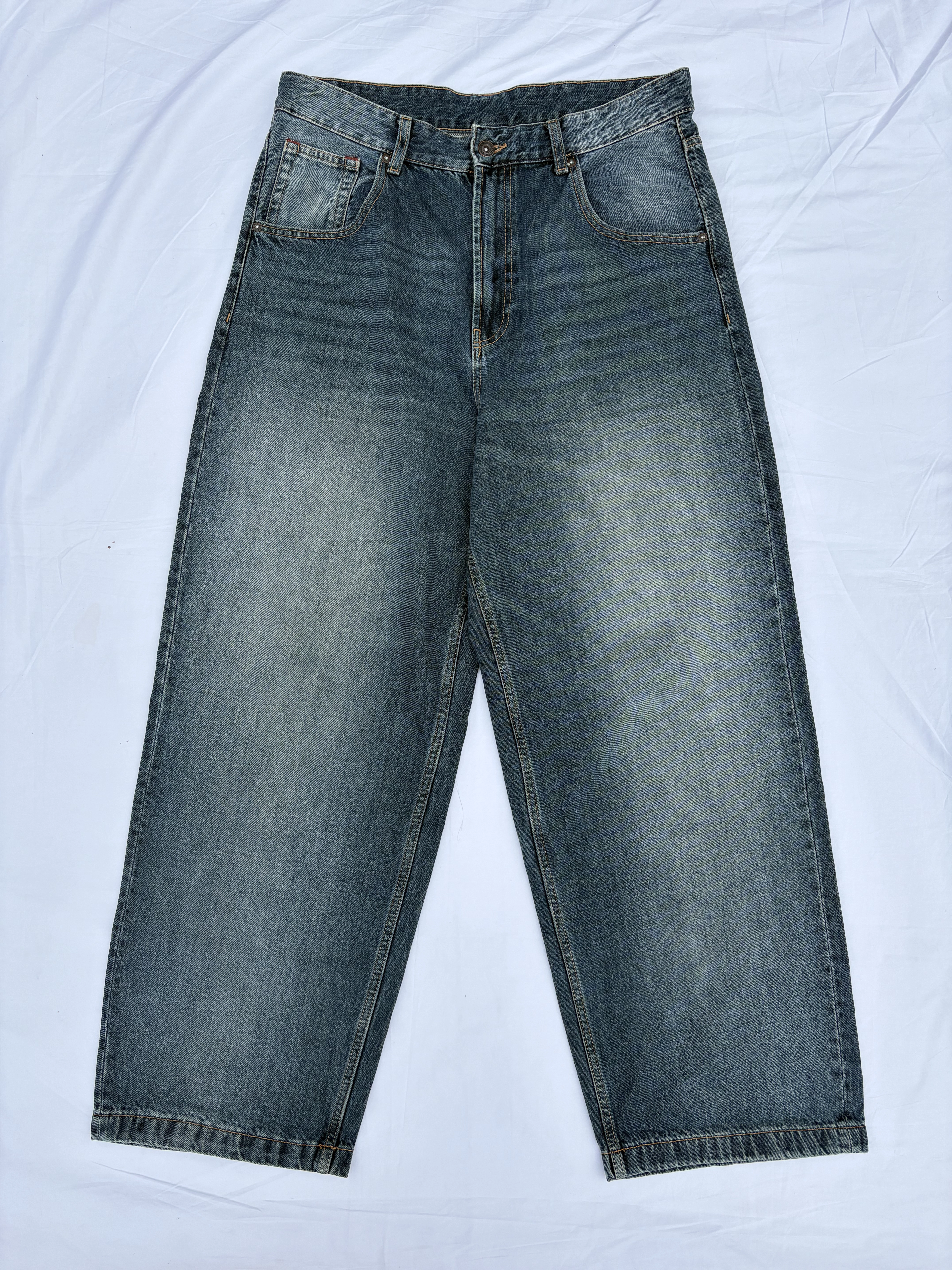 Bershka Baggy Fit Wide-Leg Denim Jeans