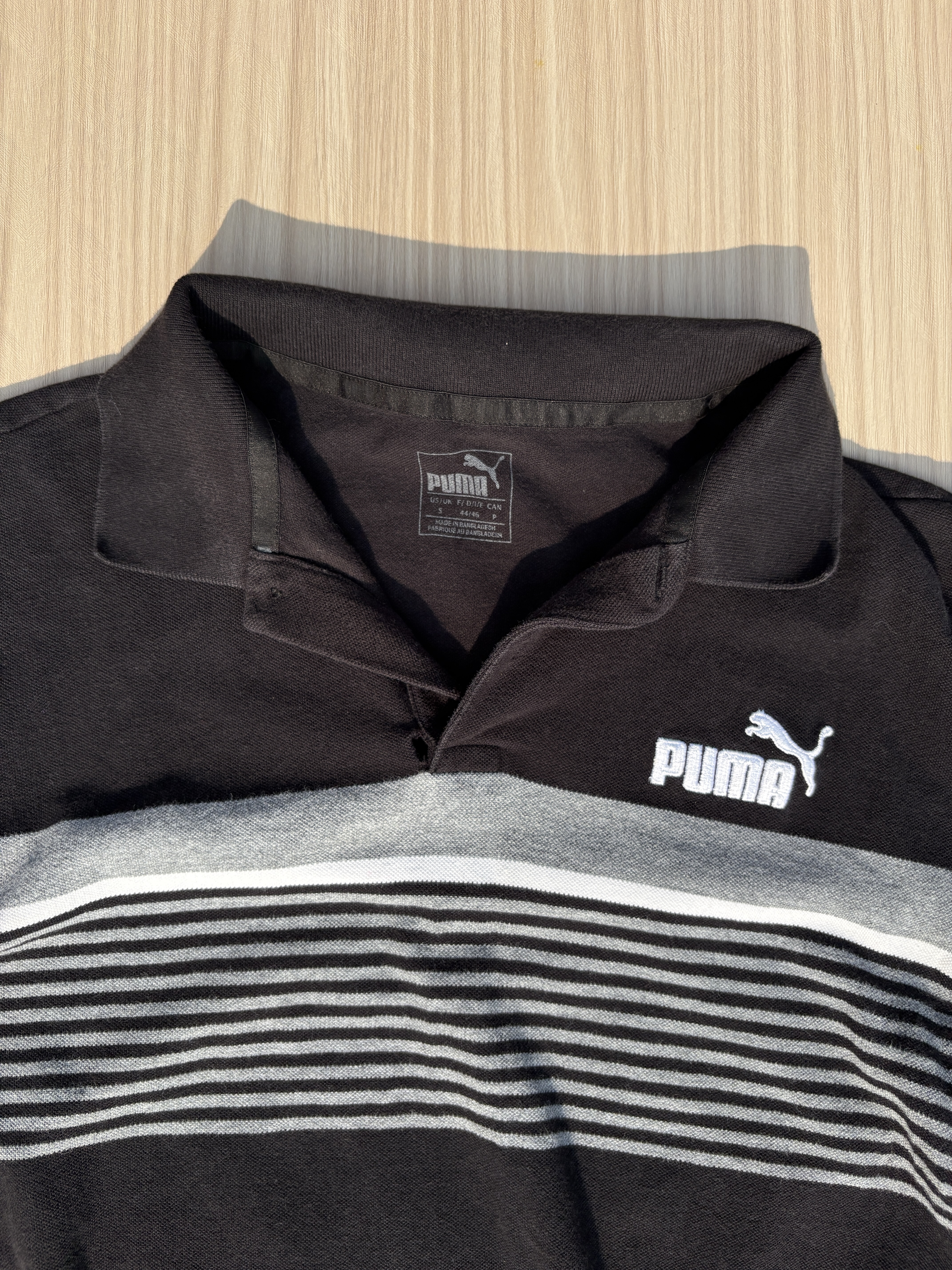 Puma Chest- Stripe Polo- Tshirt (S)