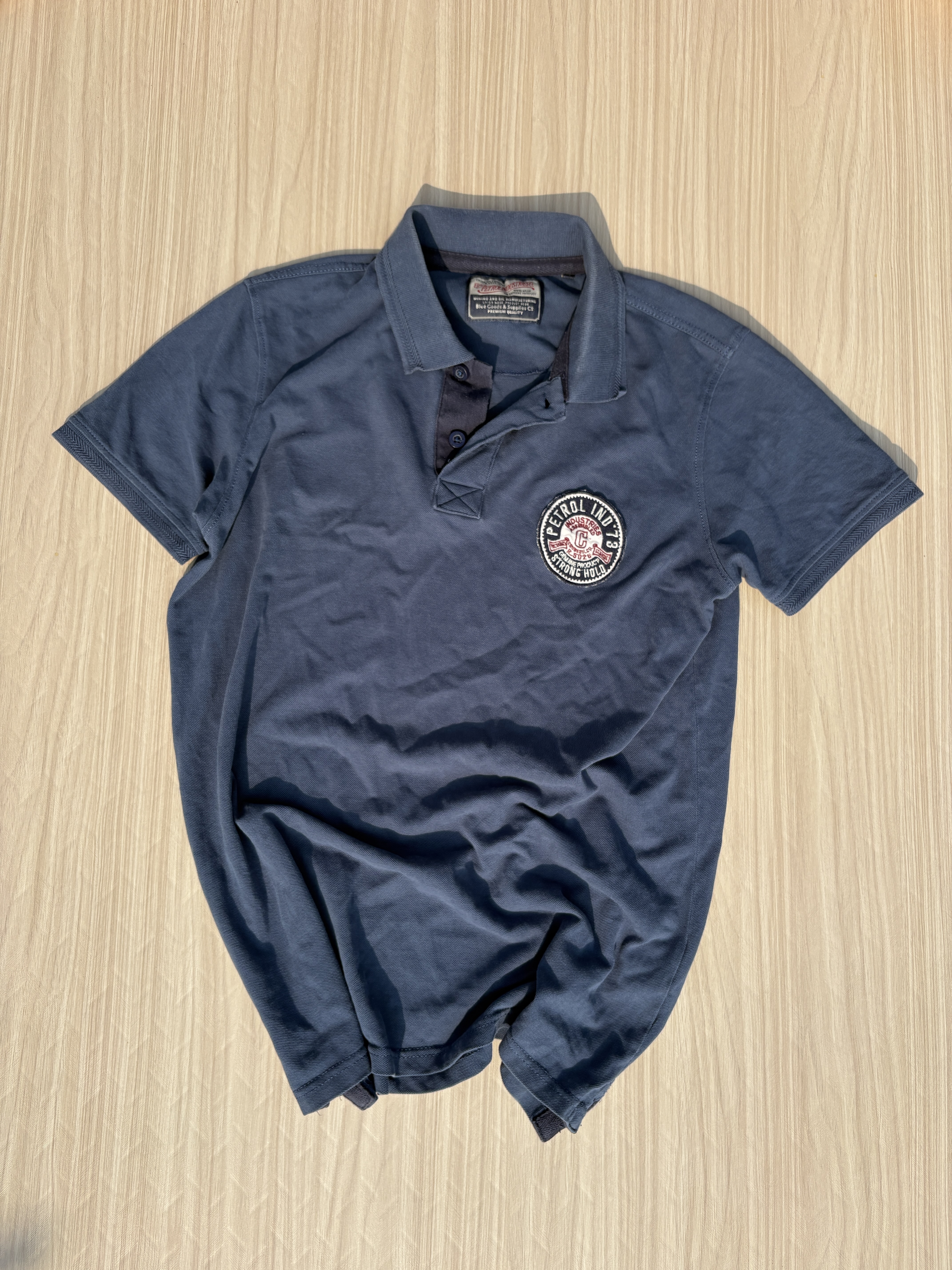 Petrol Industries Co. Heritage Pique Polo T-shirt ((M)