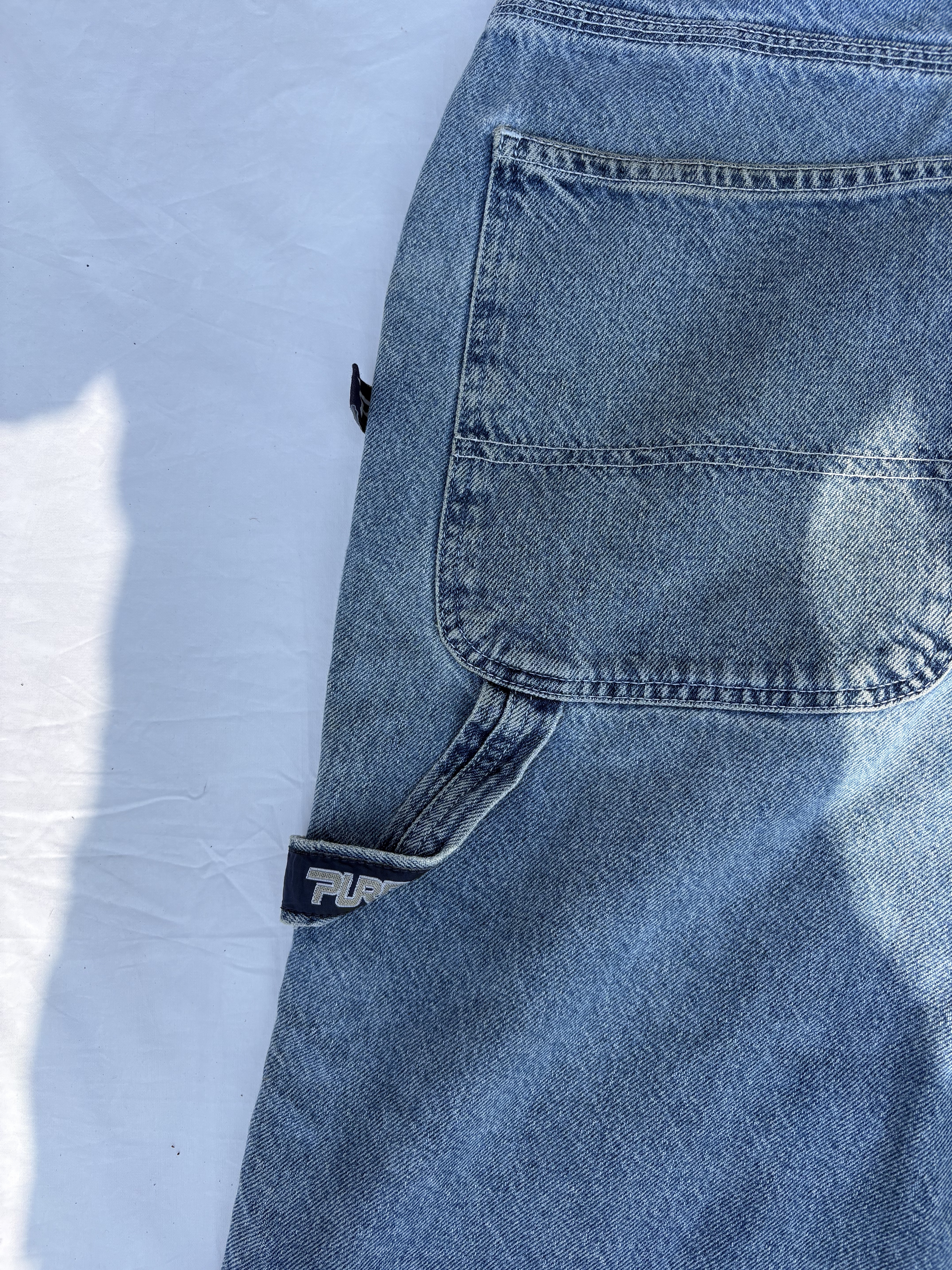 Vintage Playaz Y2K Denim Carpenter Jorts