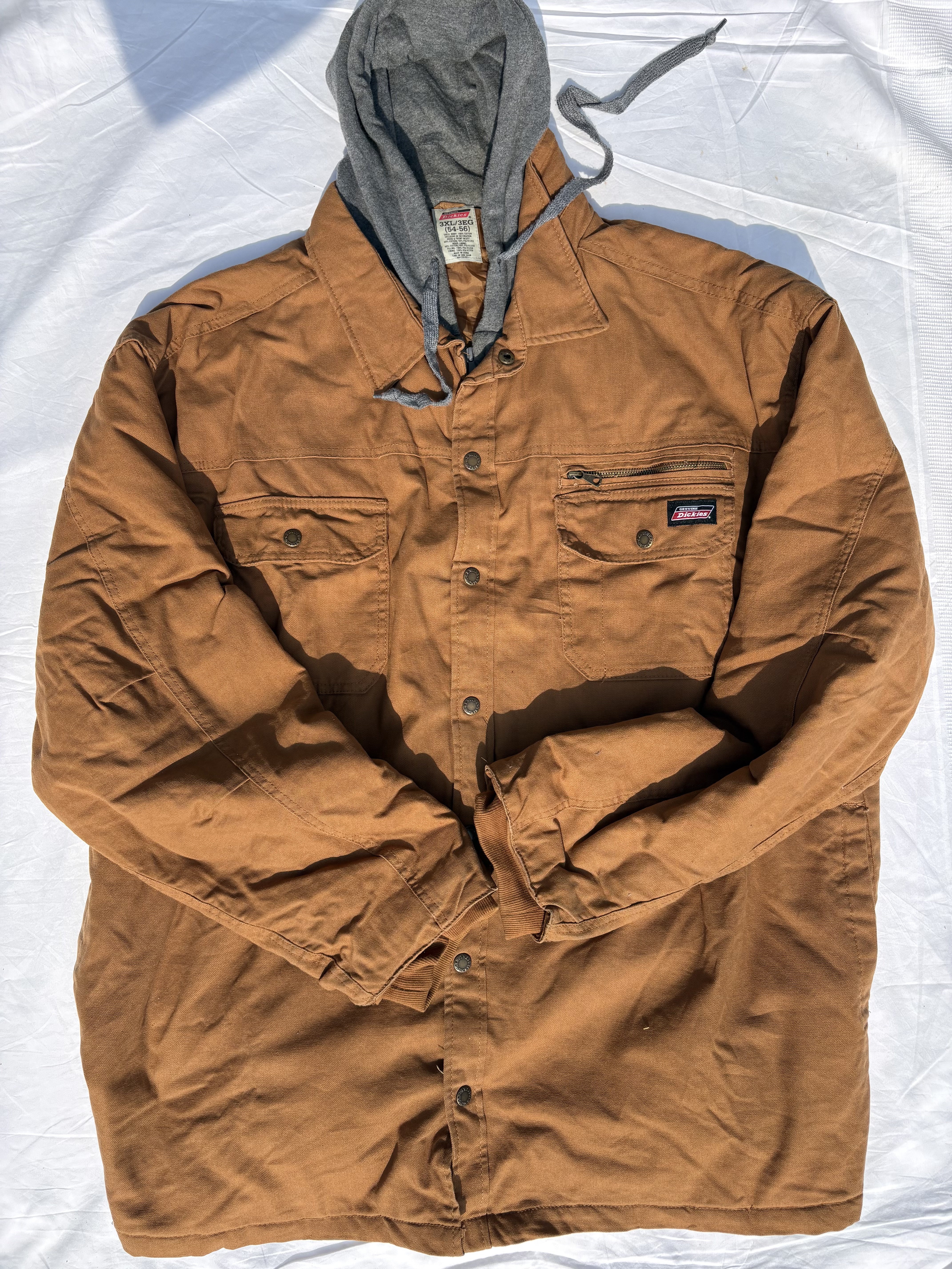 Dickies Hooded Duck Canvas Work Jacket 