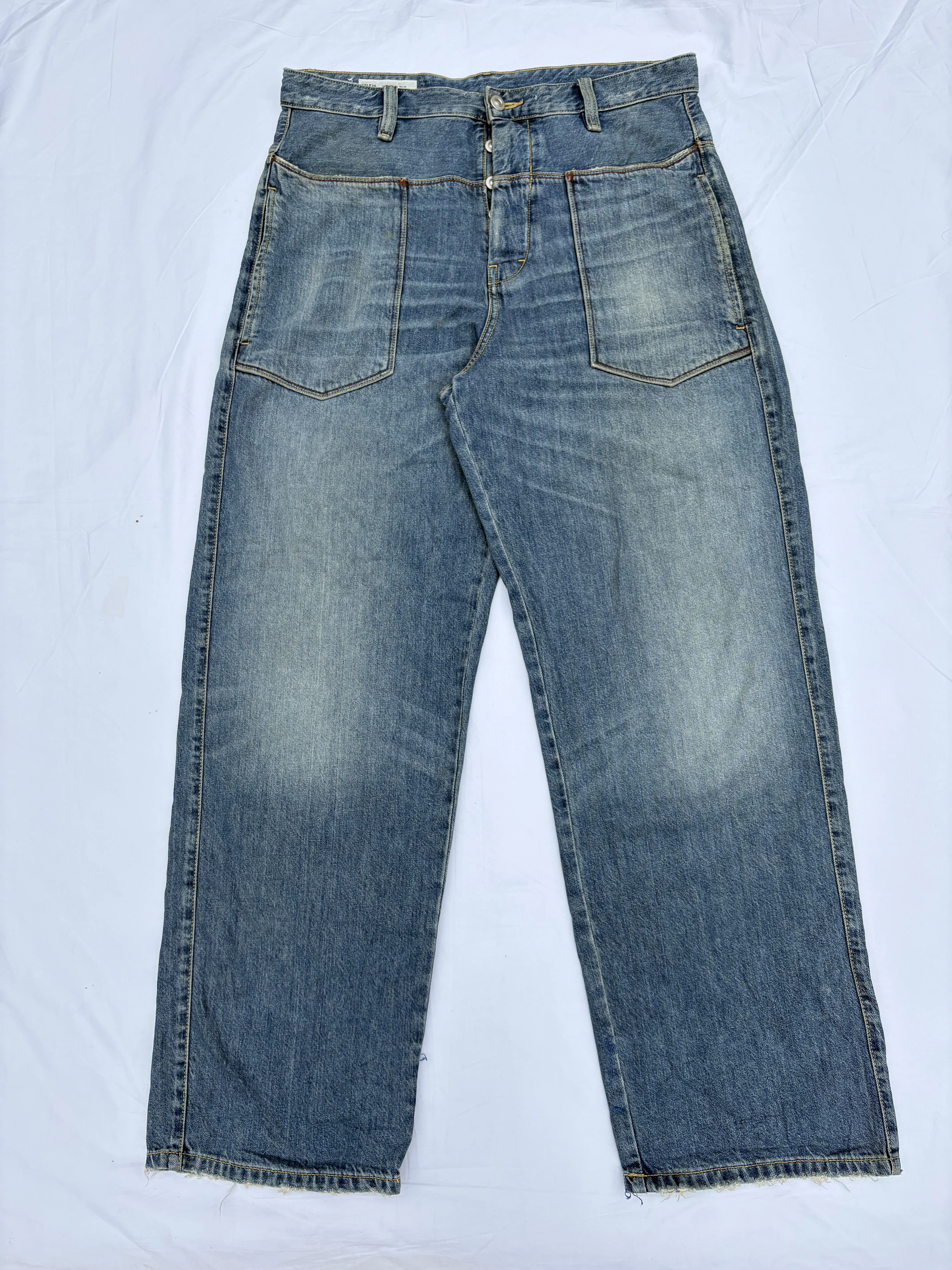 ZARA Baggy Patch Pocket Denim 