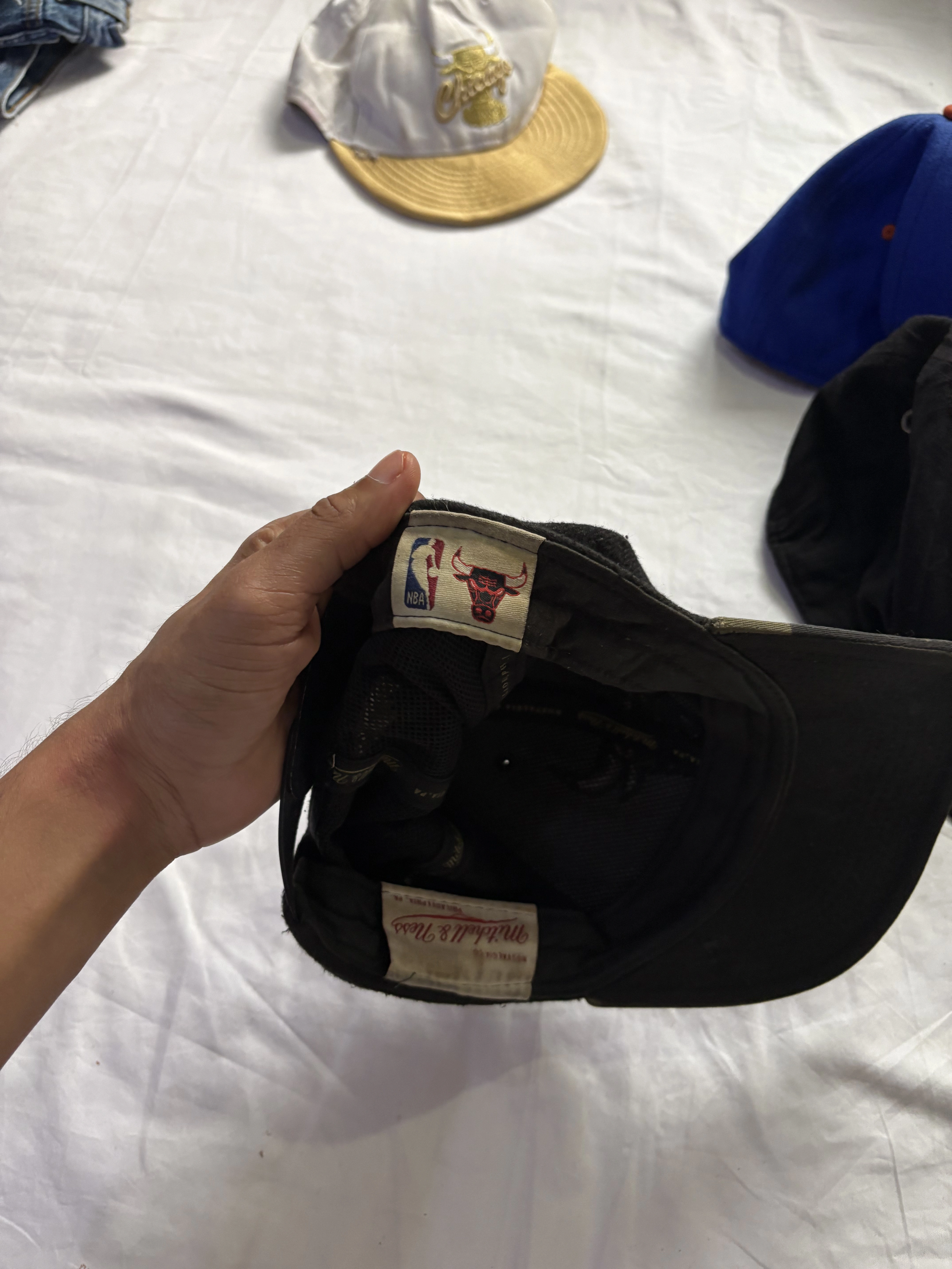 Chicago Bulls Mitchell & Ness Curved Brim Cap