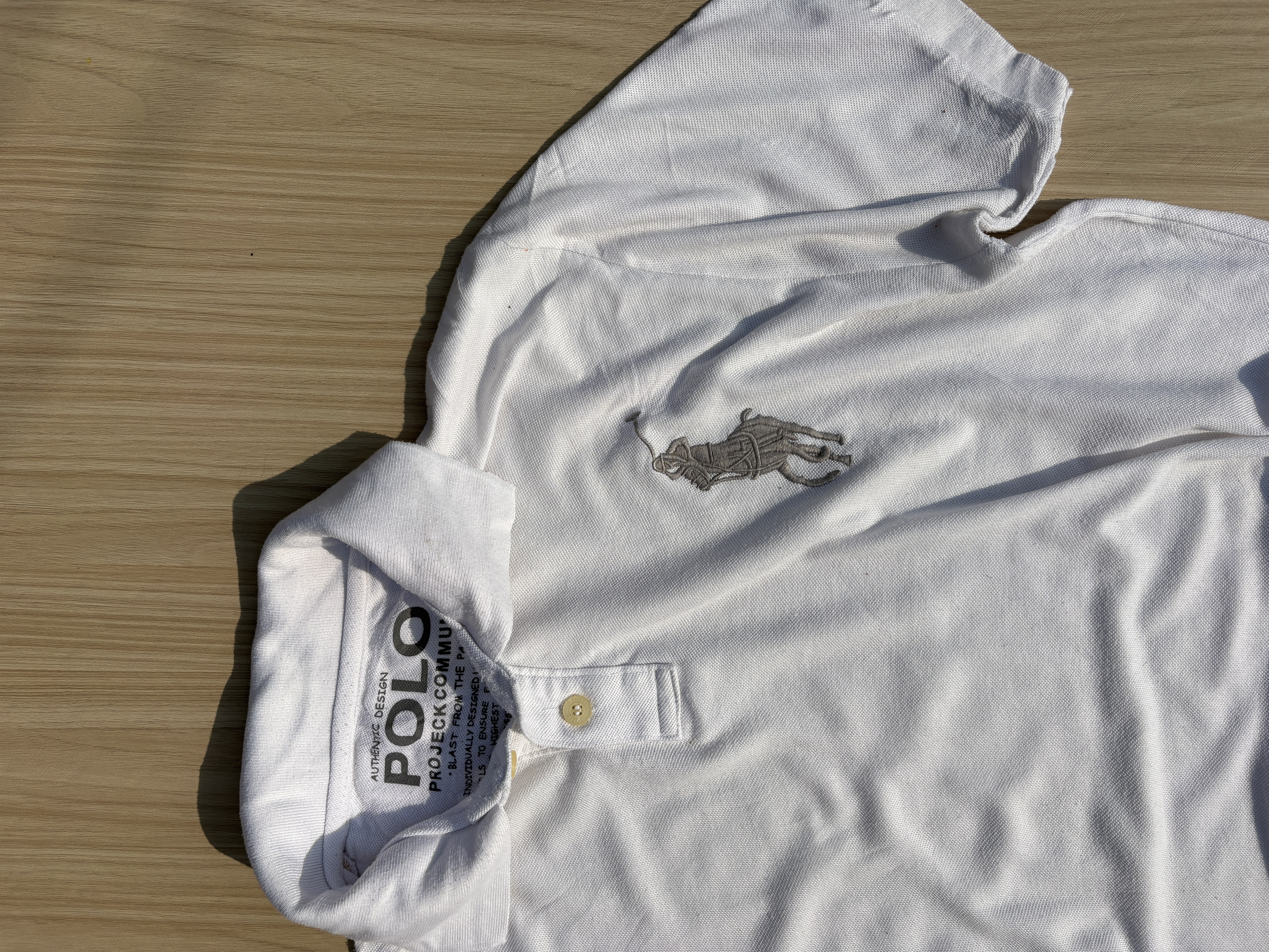 Project Commune "Big Pony" Polo T-shirt (XXL)