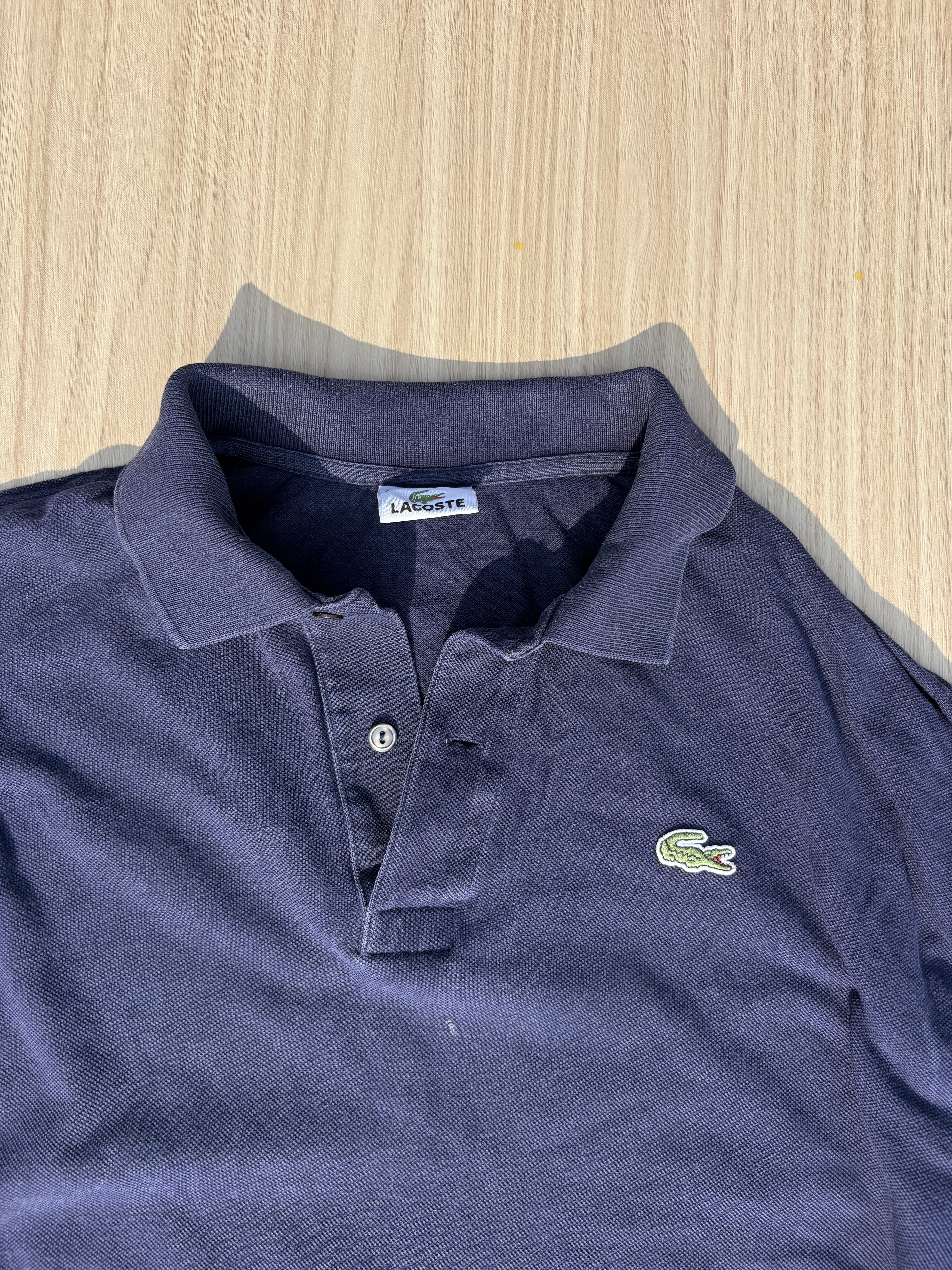 Lacoste Long Sleeve Pique Polo (L)