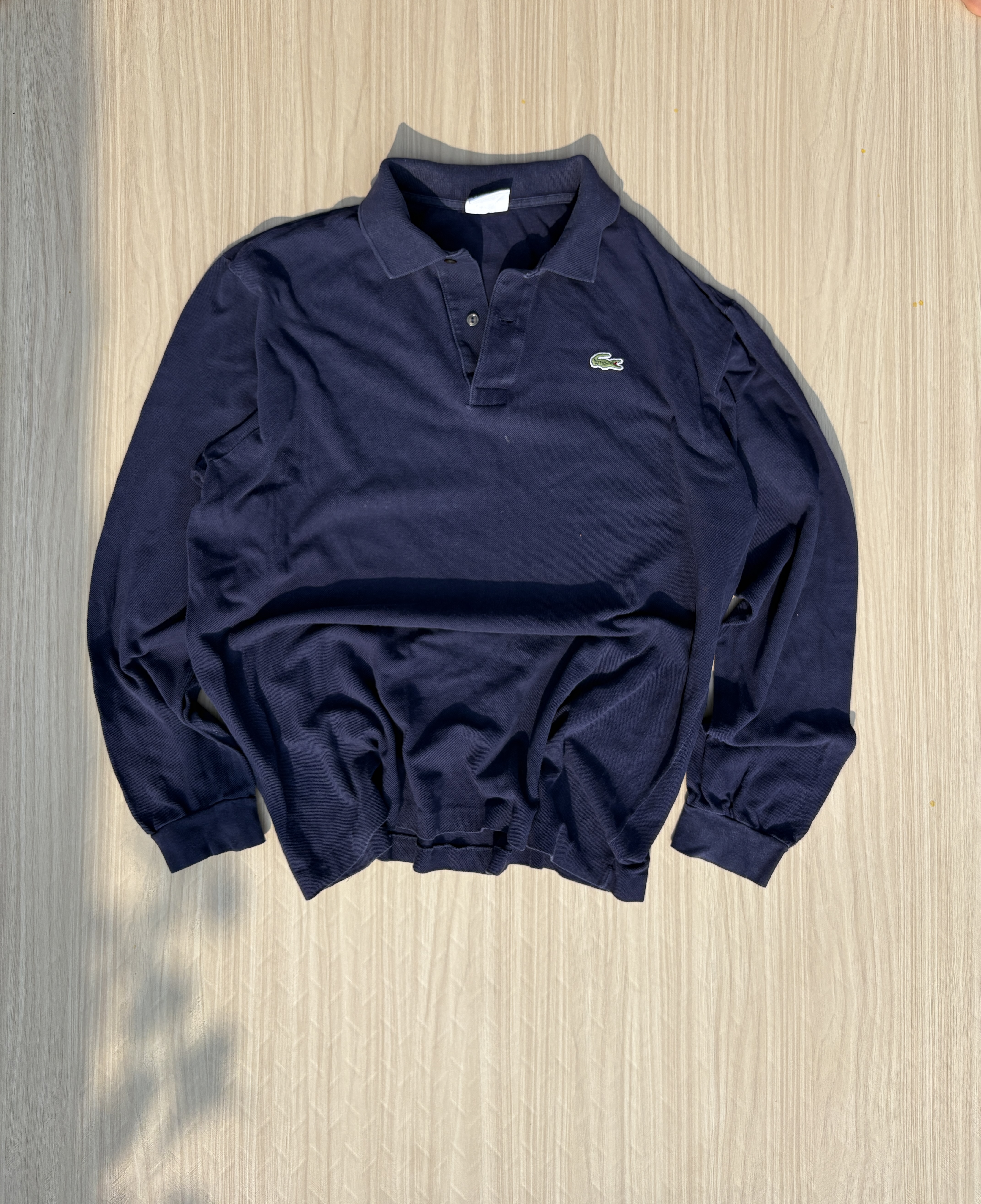 Lacoste Long Sleeve Pique Polo (L)