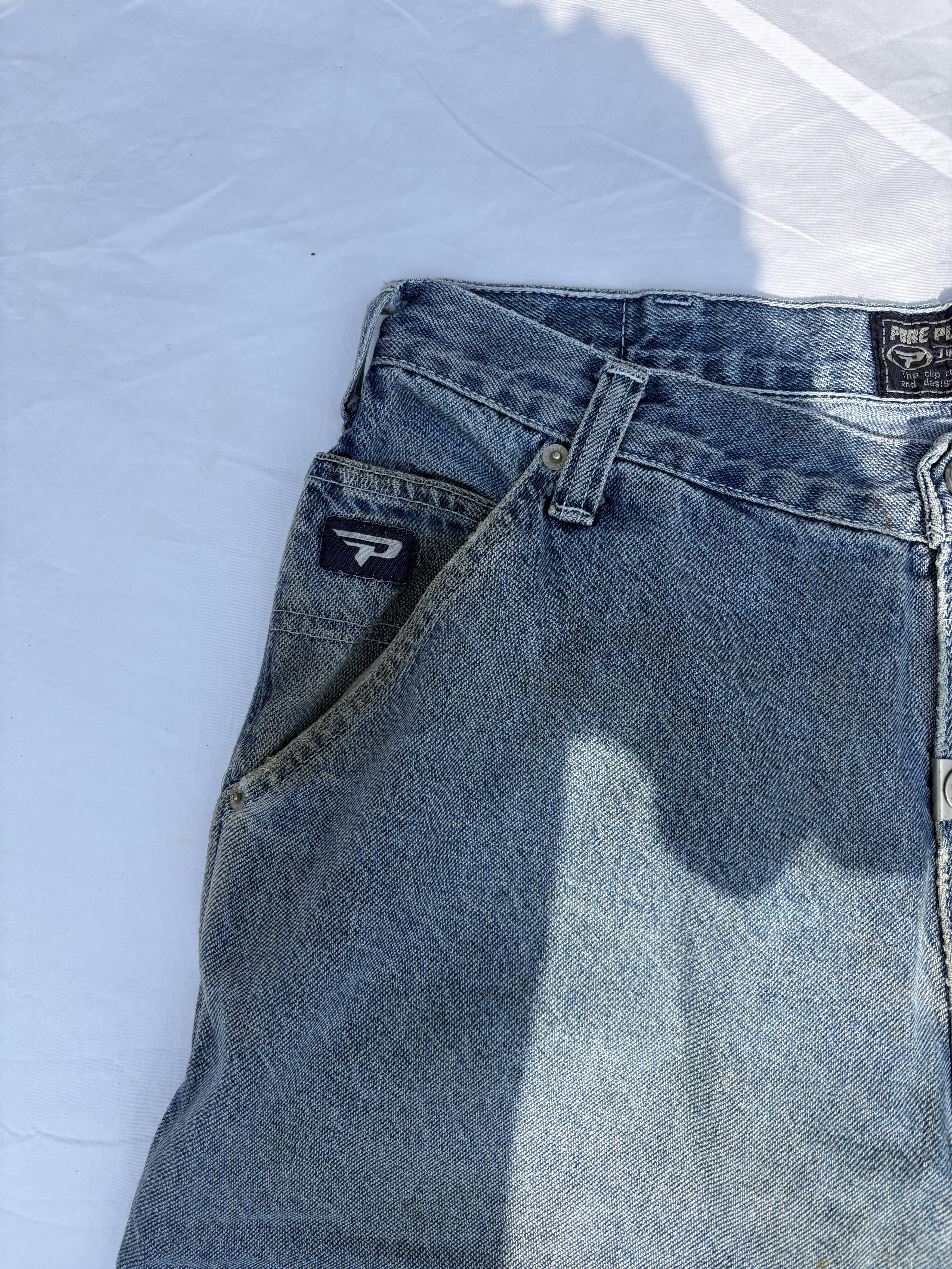 Vintage Playaz Y2K Denim Carpenter Jorts