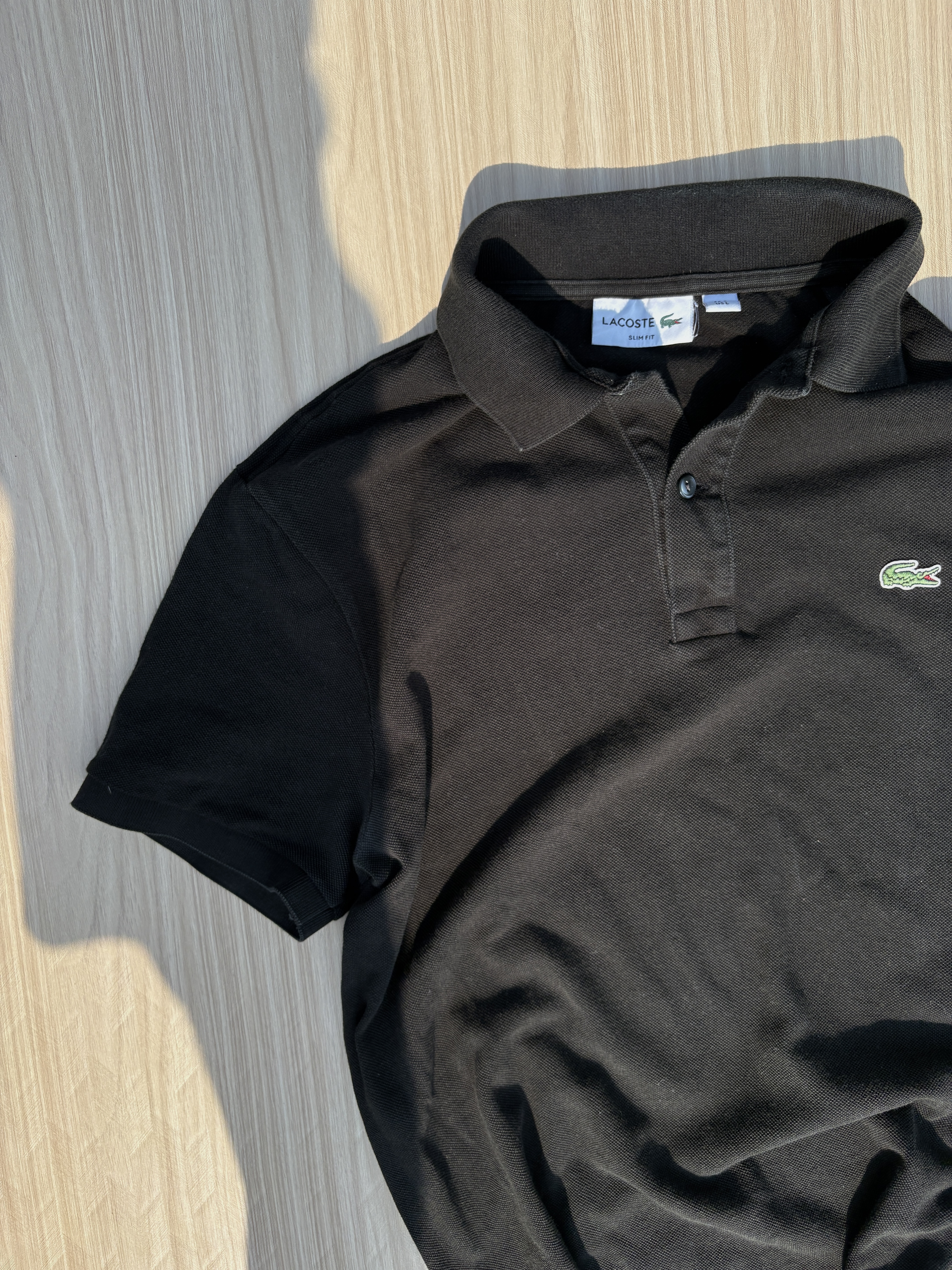 Lacoste Slim Fit Pique Polo T-shirt (M)