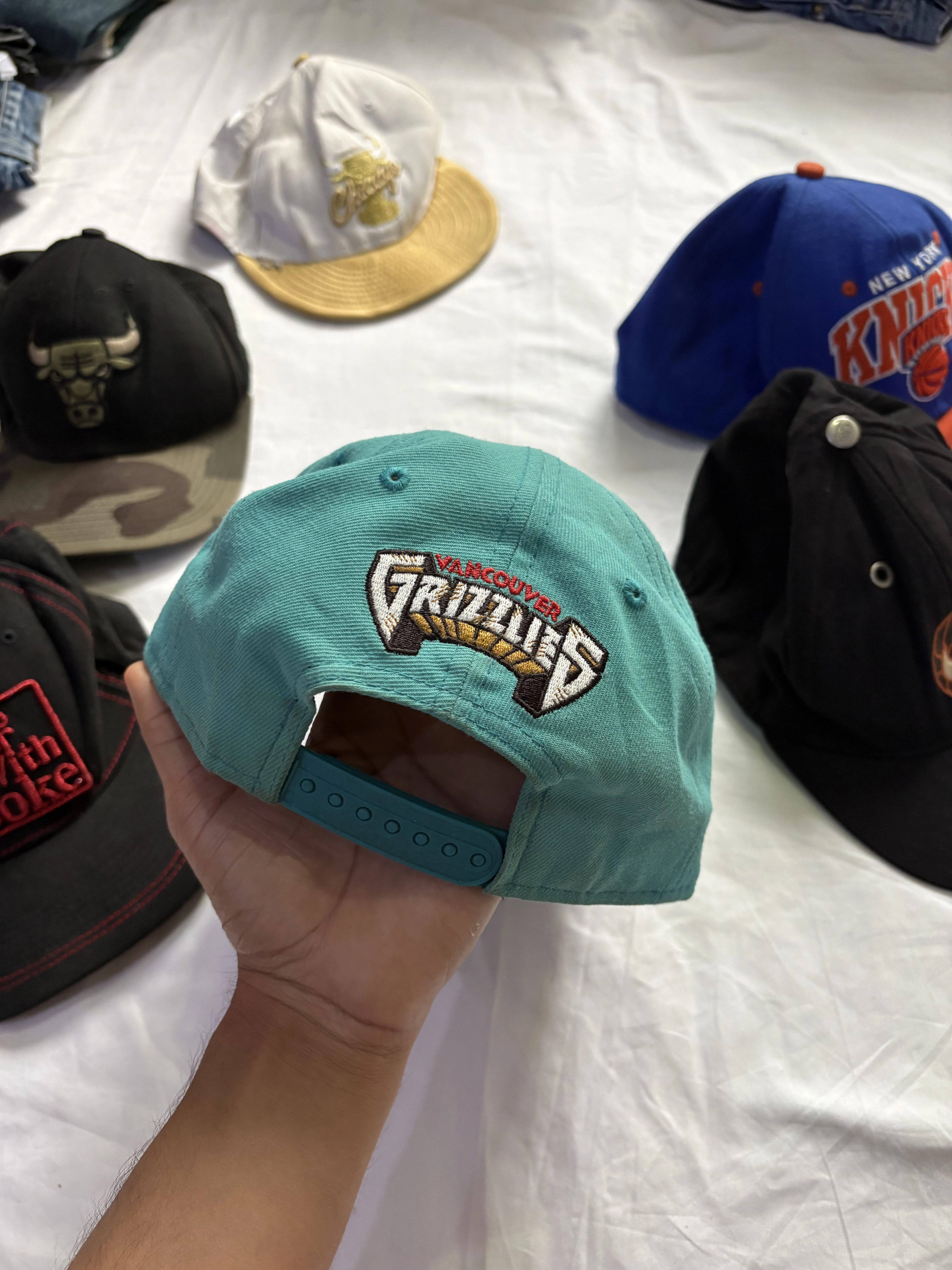 Vintage Vancouver Grizzlies New Era 9FIFTY Snapback.