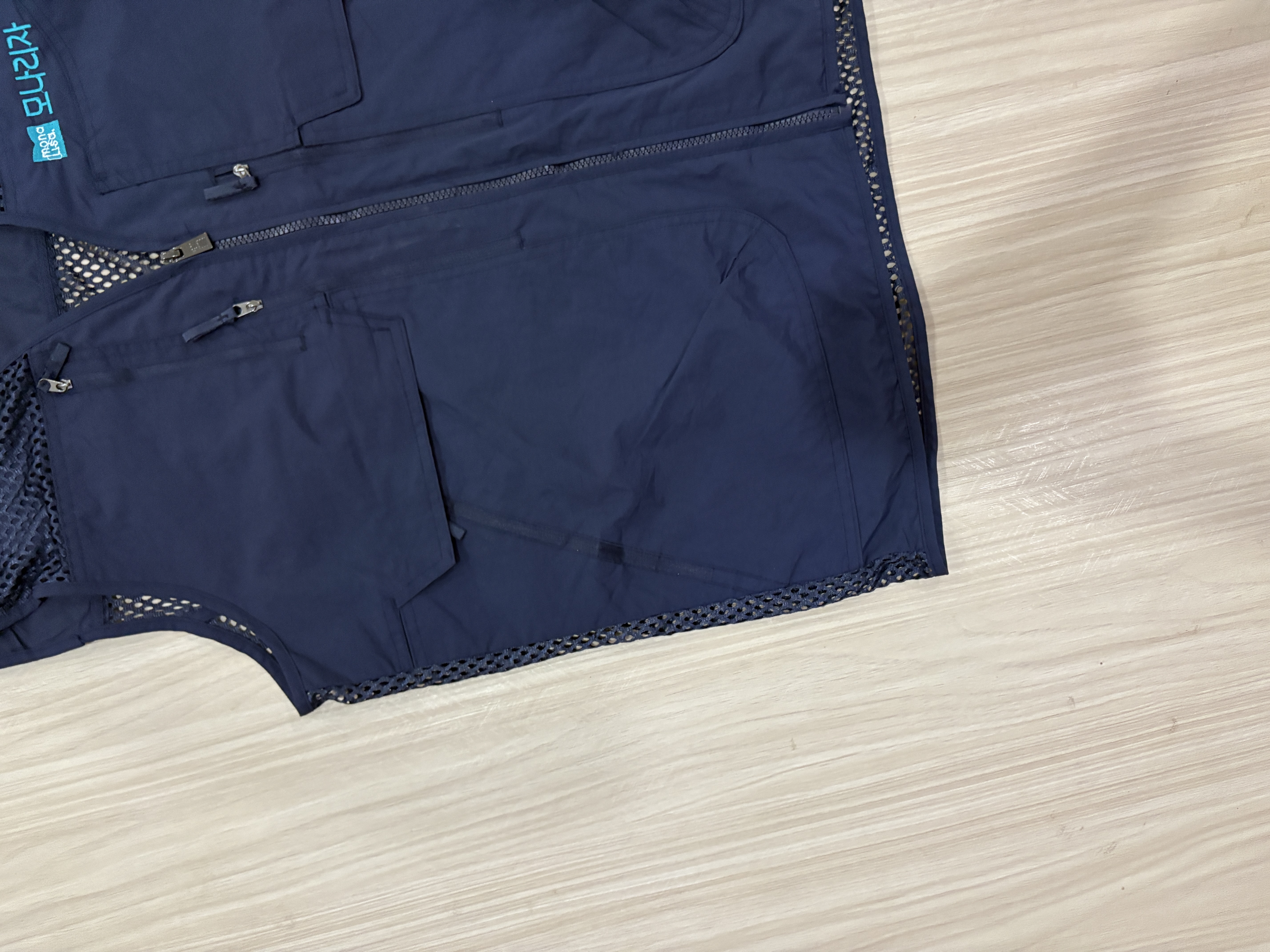 Navy & Crimson Cargo Utility Vest