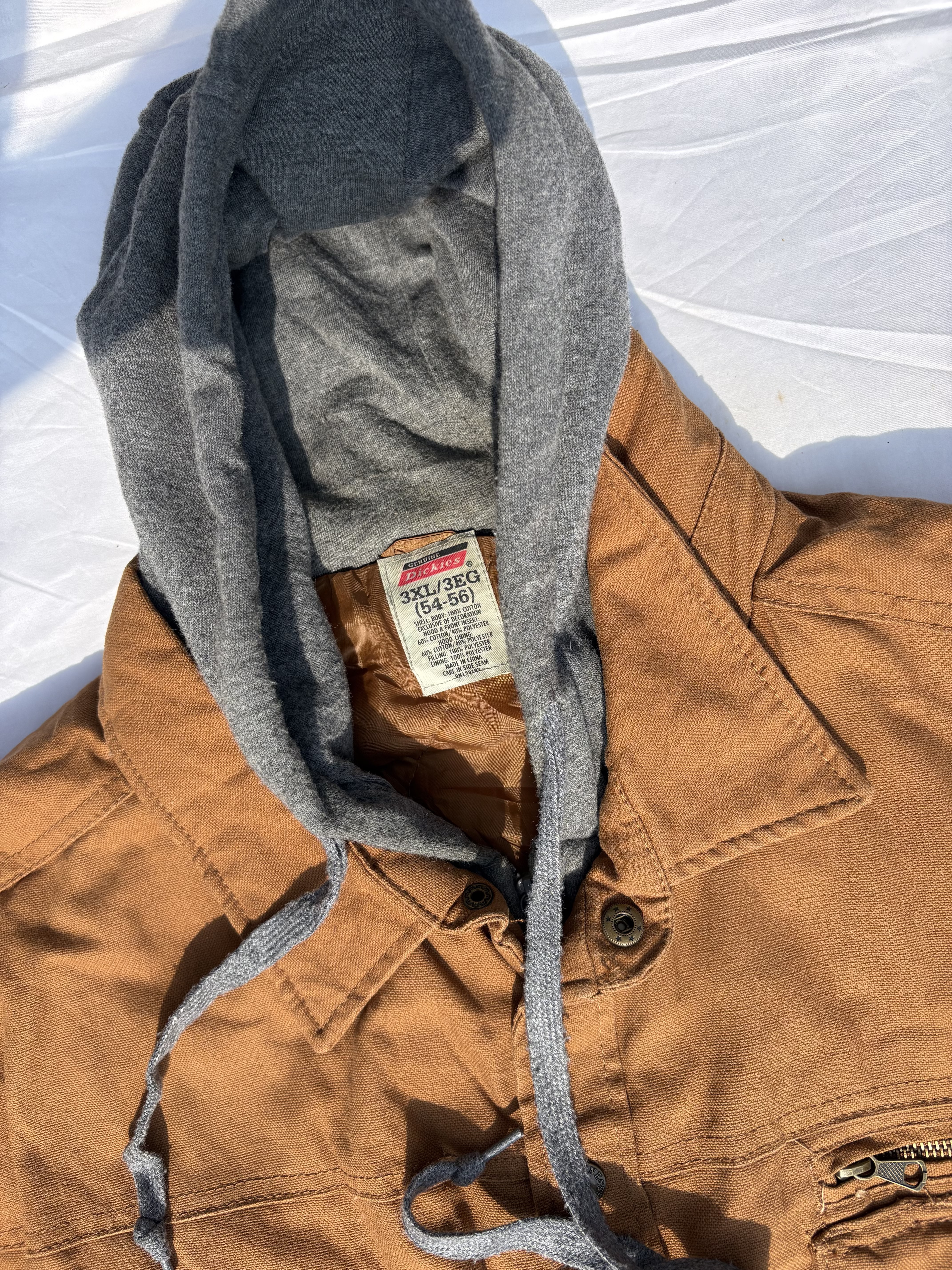 Dickies Hooded Duck Canvas Work Jacket 