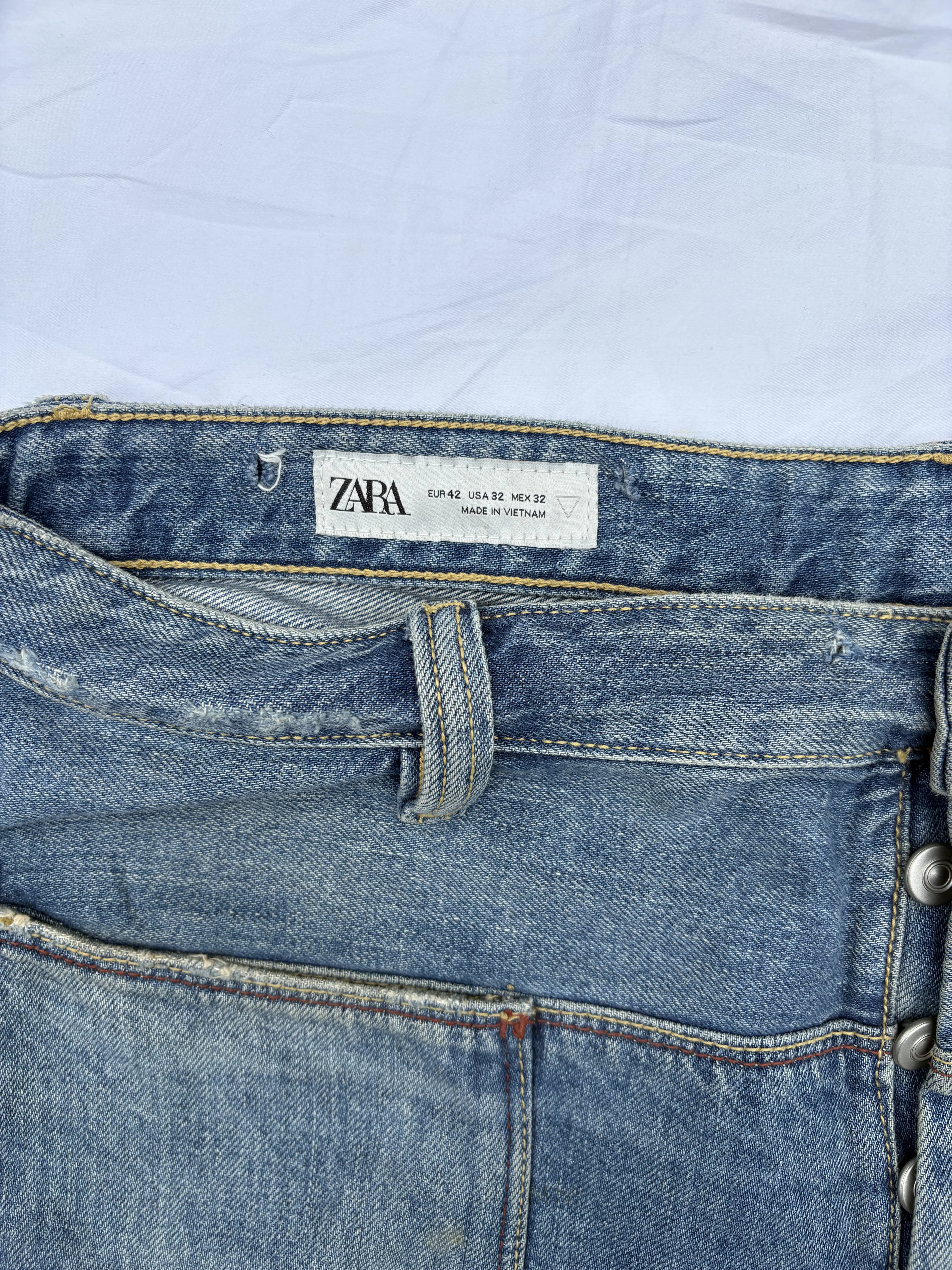 ZARA Baggy Patch Pocket Denim 