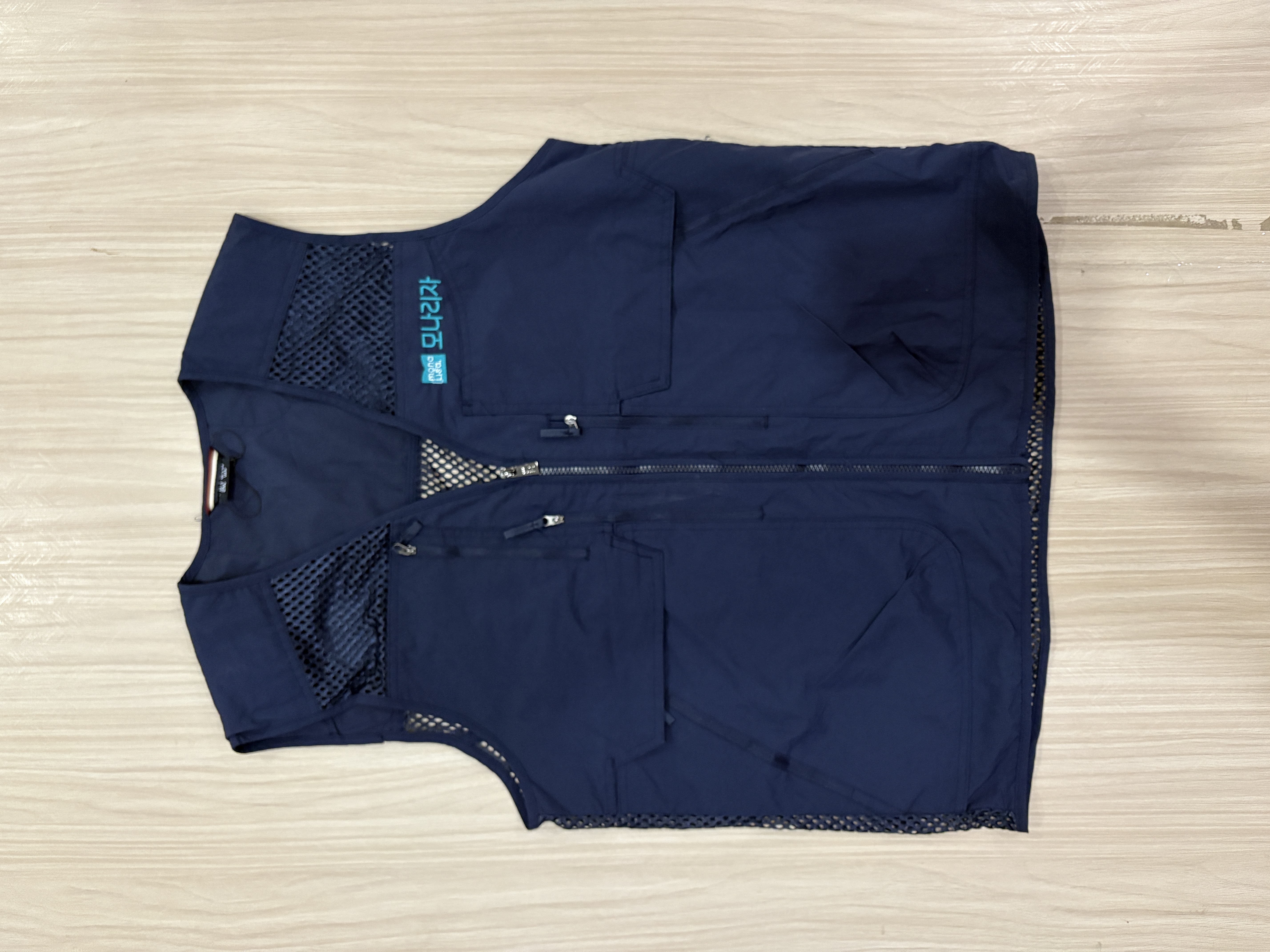Navy & Crimson Cargo Utility Vest