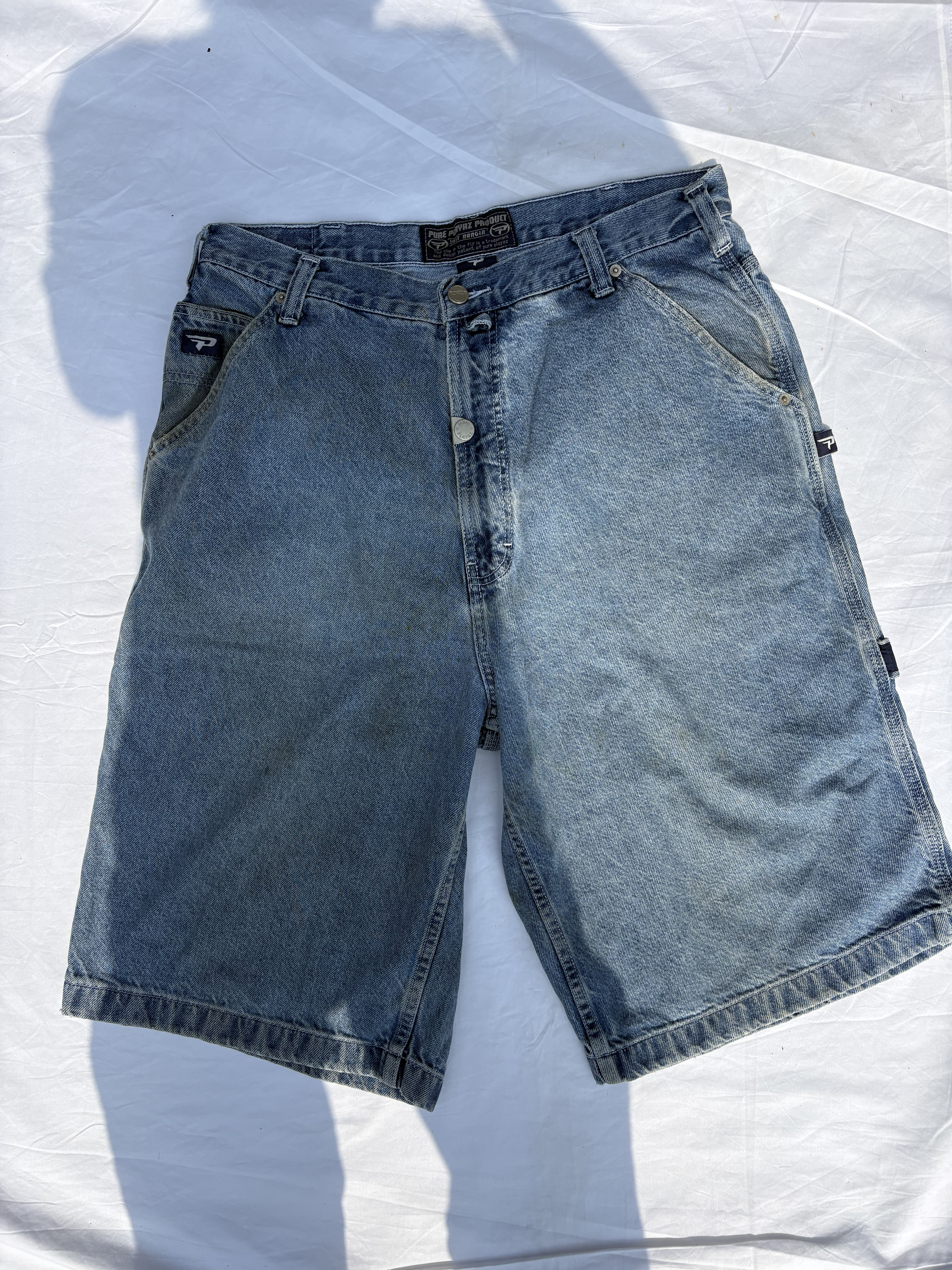 Vintage Playaz Y2K Denim Carpenter Jorts