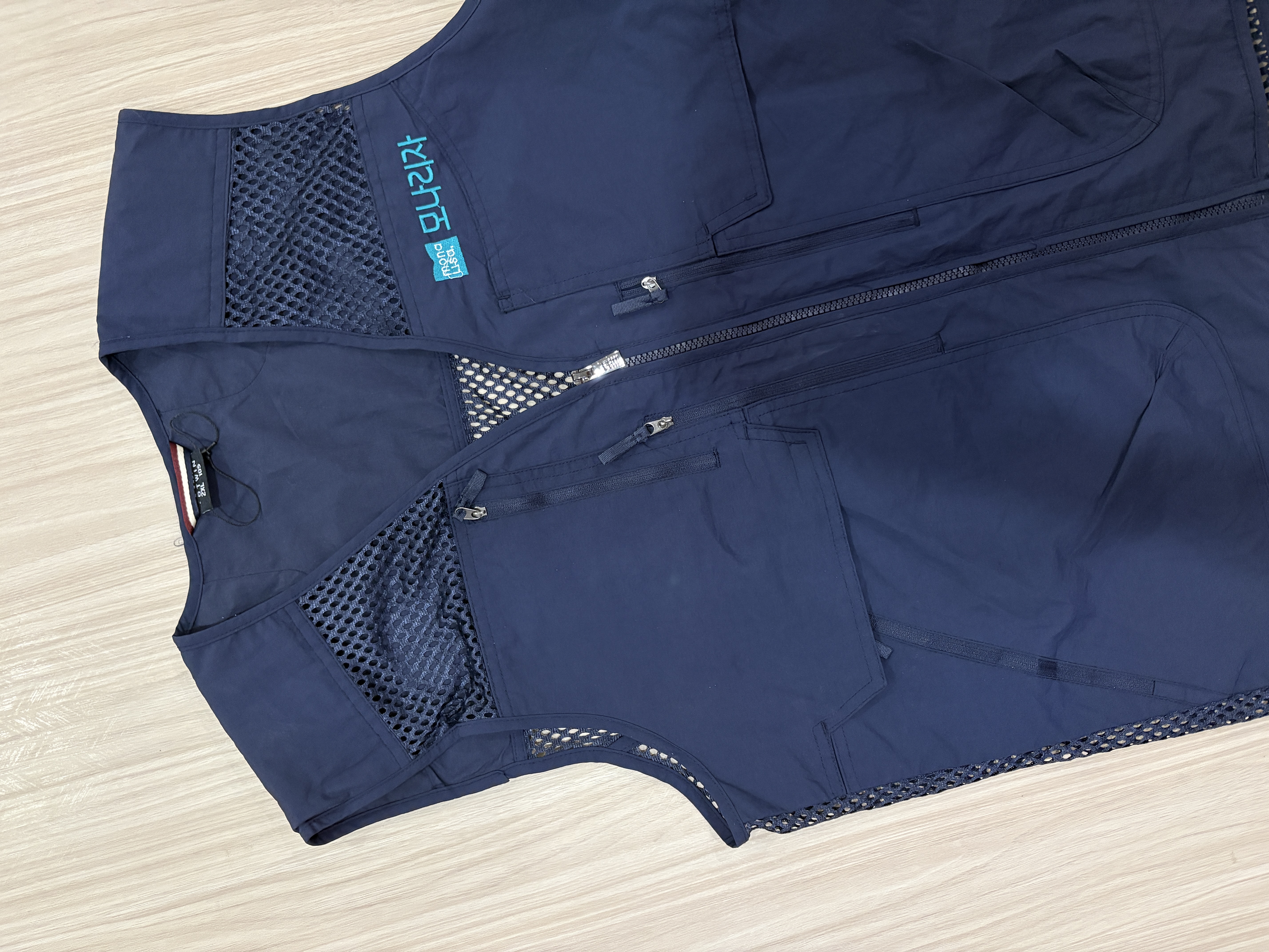 Navy & Crimson Cargo Utility Vest