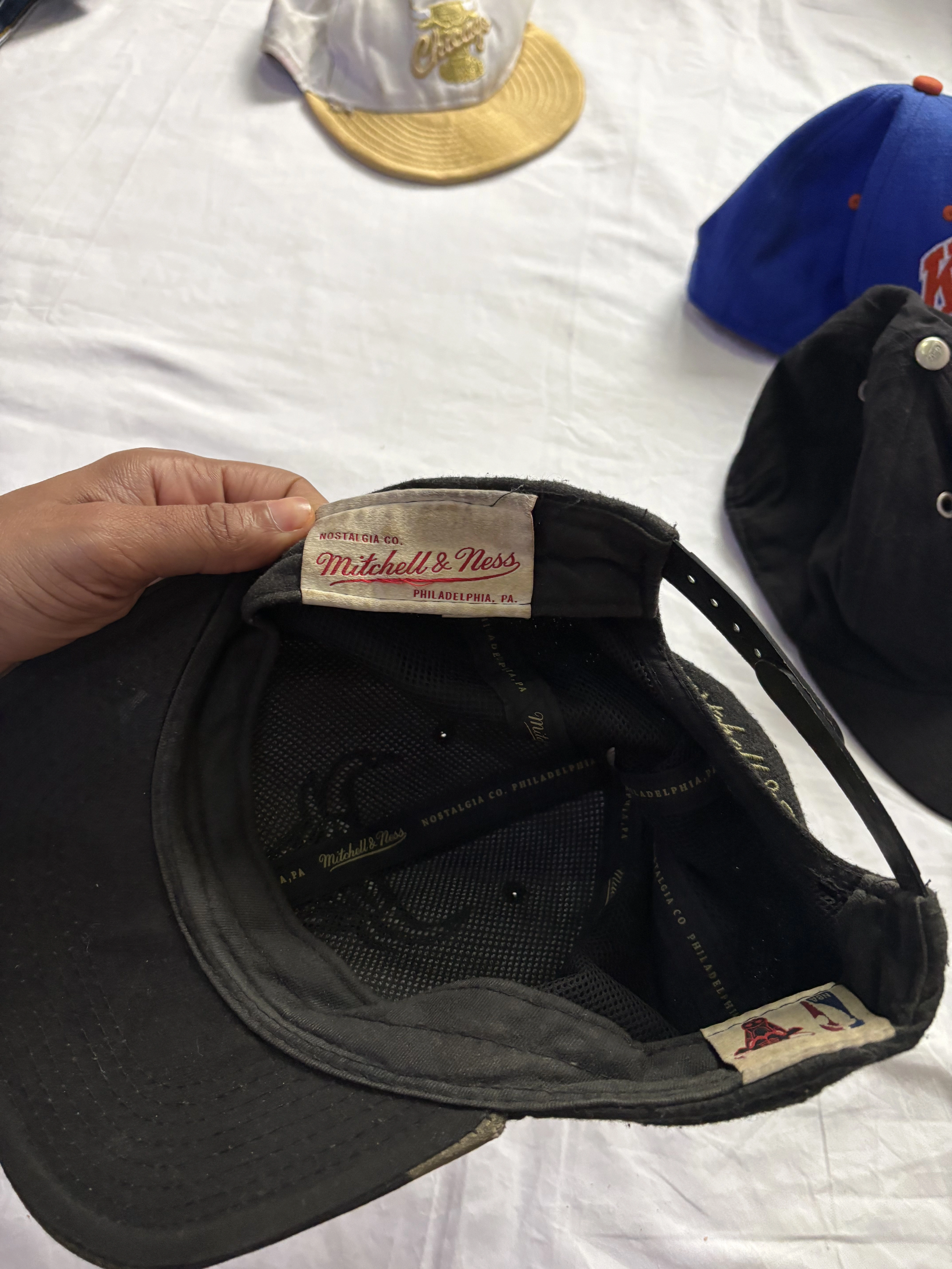 Chicago Bulls Mitchell & Ness Curved Brim Cap