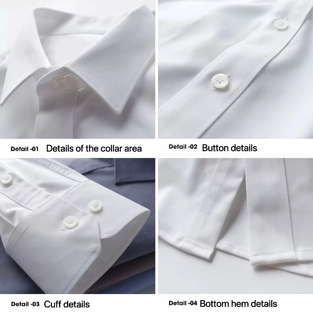 Long-sleeved Shirts Fashion Casual Baju Lelaki Slim Fit Kemeja Lelaki High quality Business Formal Lapel Knit Shirt