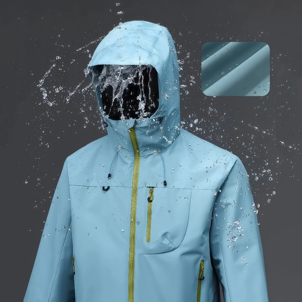 Men's Windbreaker Outdoor Hiking Camping Multi-pocket Jackets Quick Drying Waterproof Men Jacket