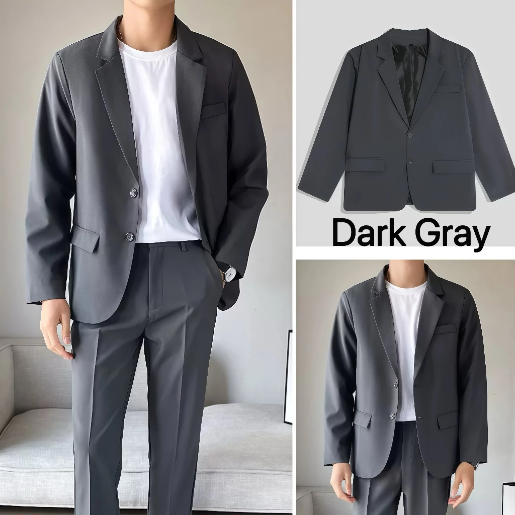 Fashion Black Preferred Blazer for Men Formal Business Elegant Jacket Suit Wedding Tuxedos High quality suit jacket