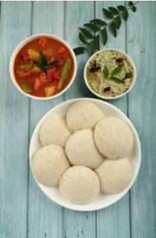 Idli Sambar & Chutney