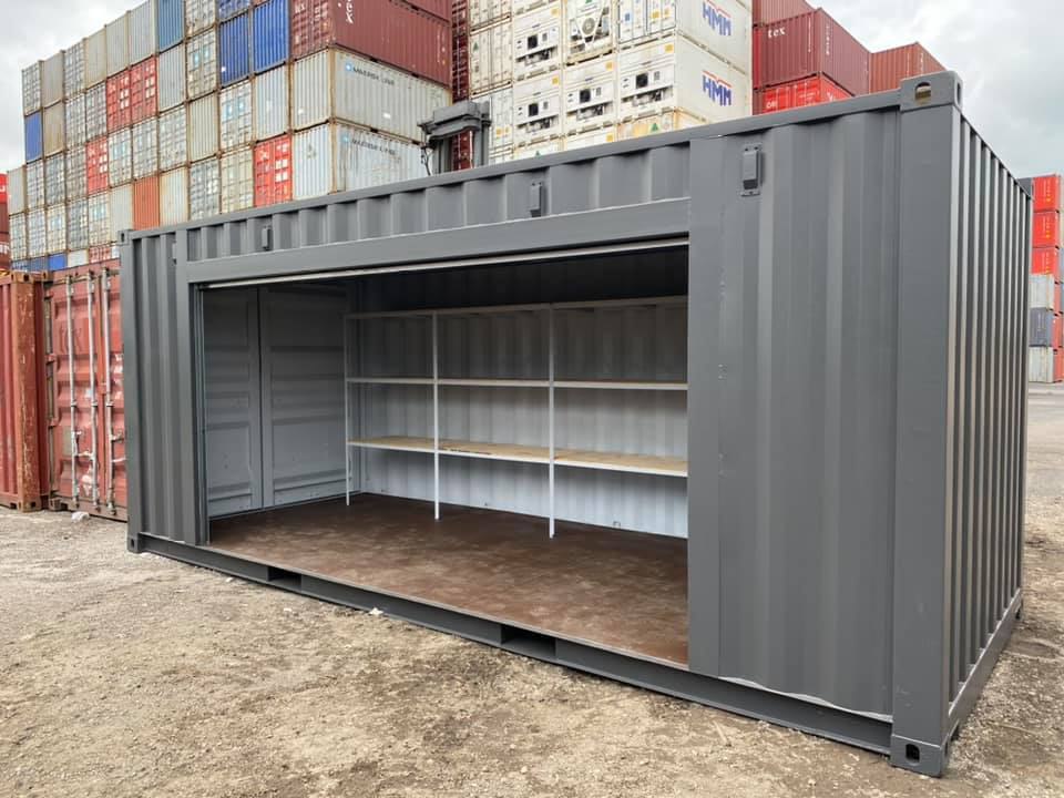 Modified Shipping Container Storage Unit