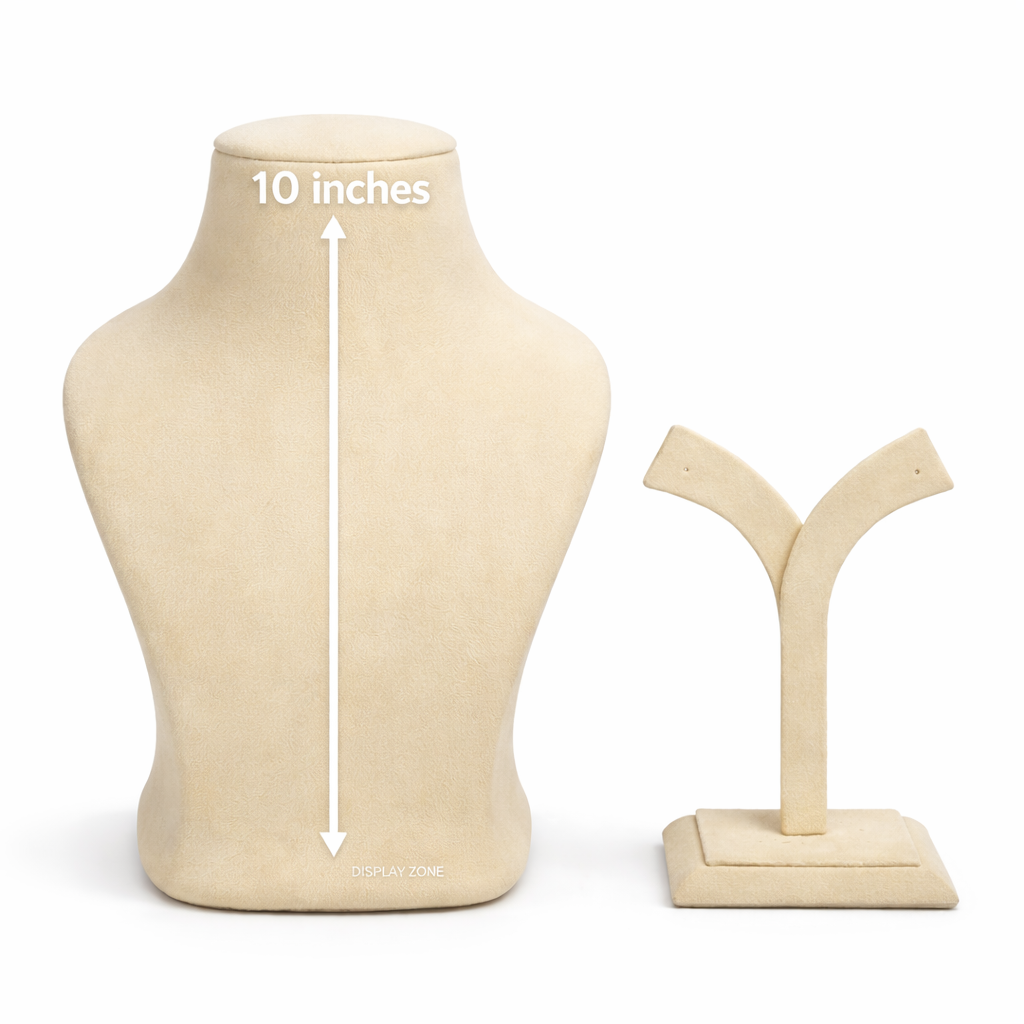 Velvet Jewelry Display Stand Set