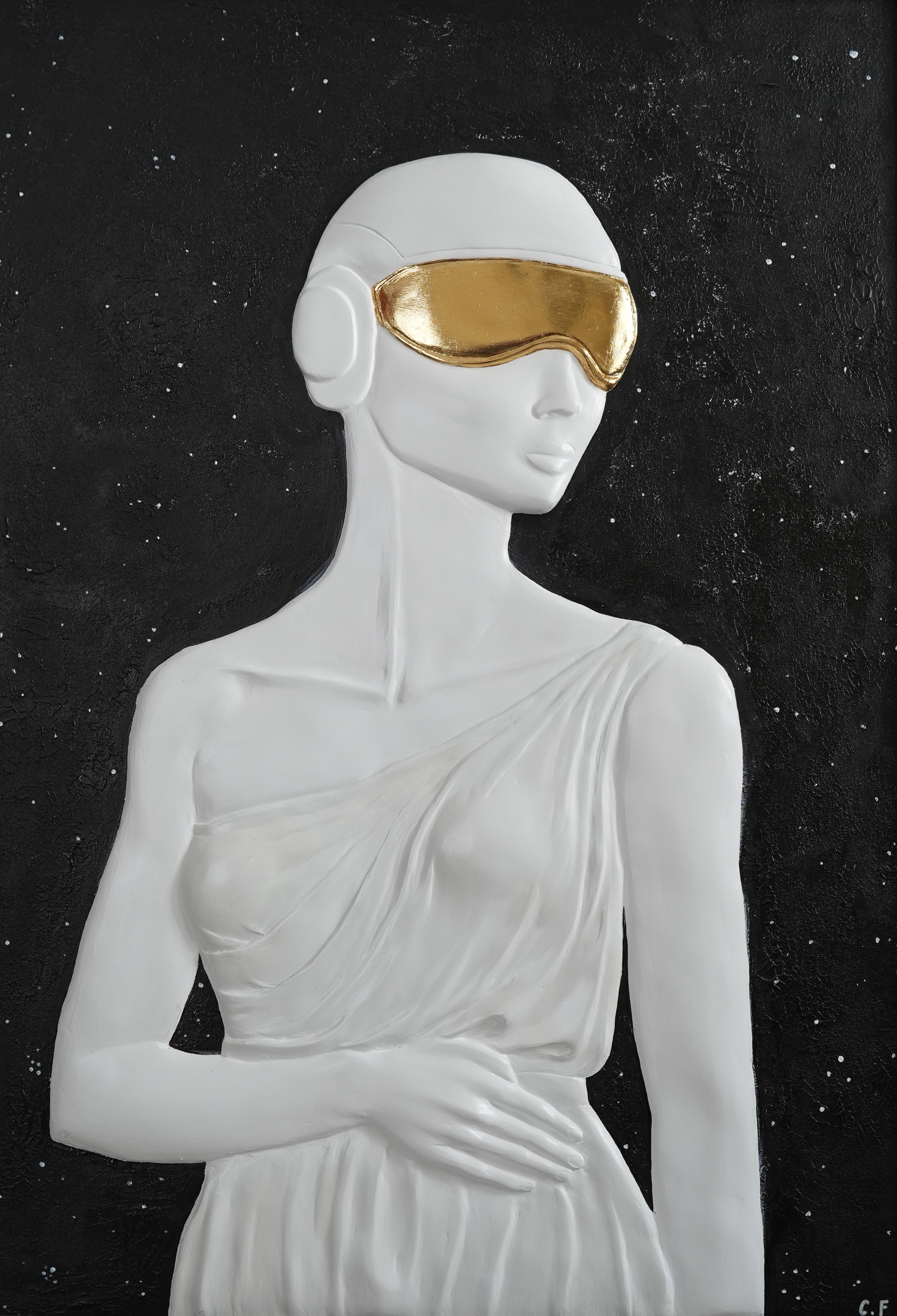 Futuristic Sculpture Wall Art