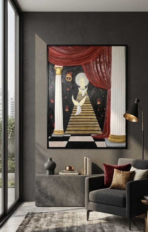 Heavenly Ascension Painting