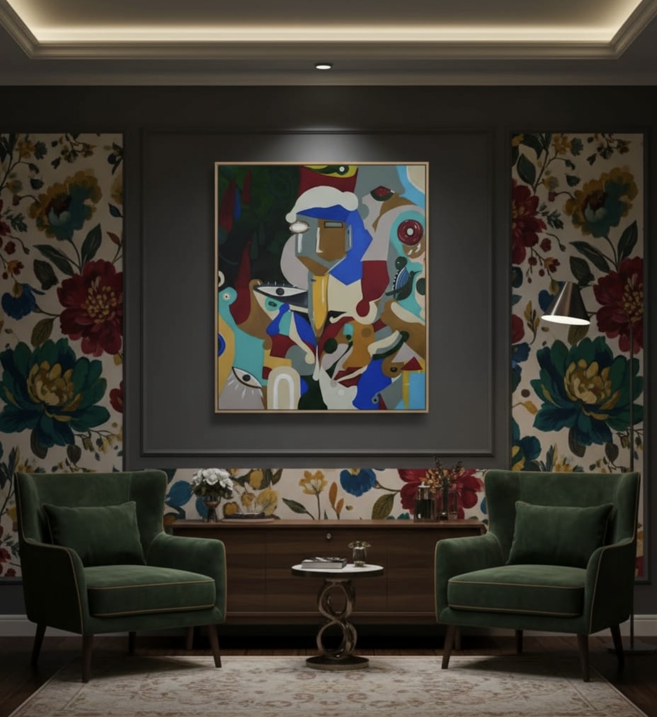 Abstract Expressionist Canvas