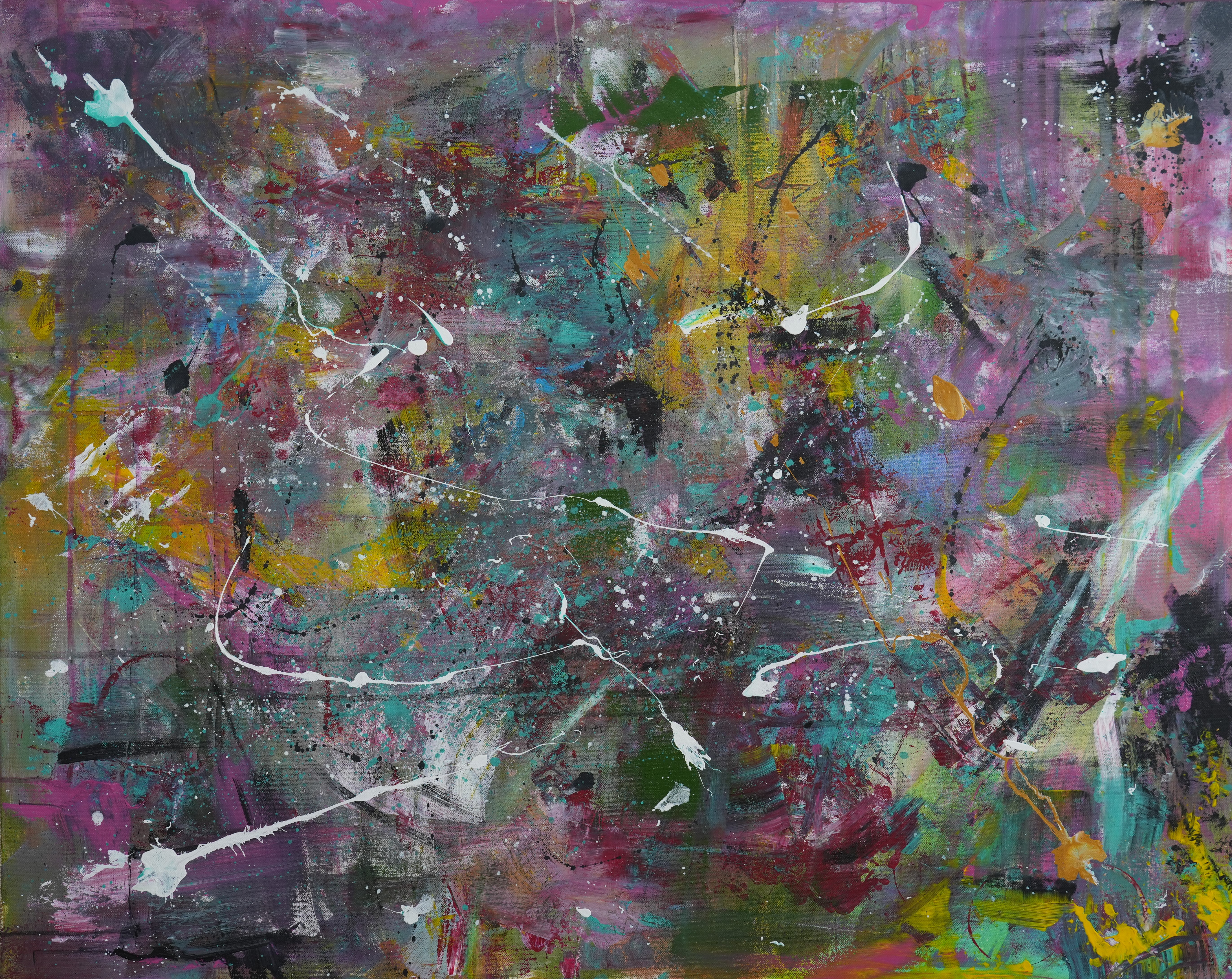 Vibrant Abstract Canvas