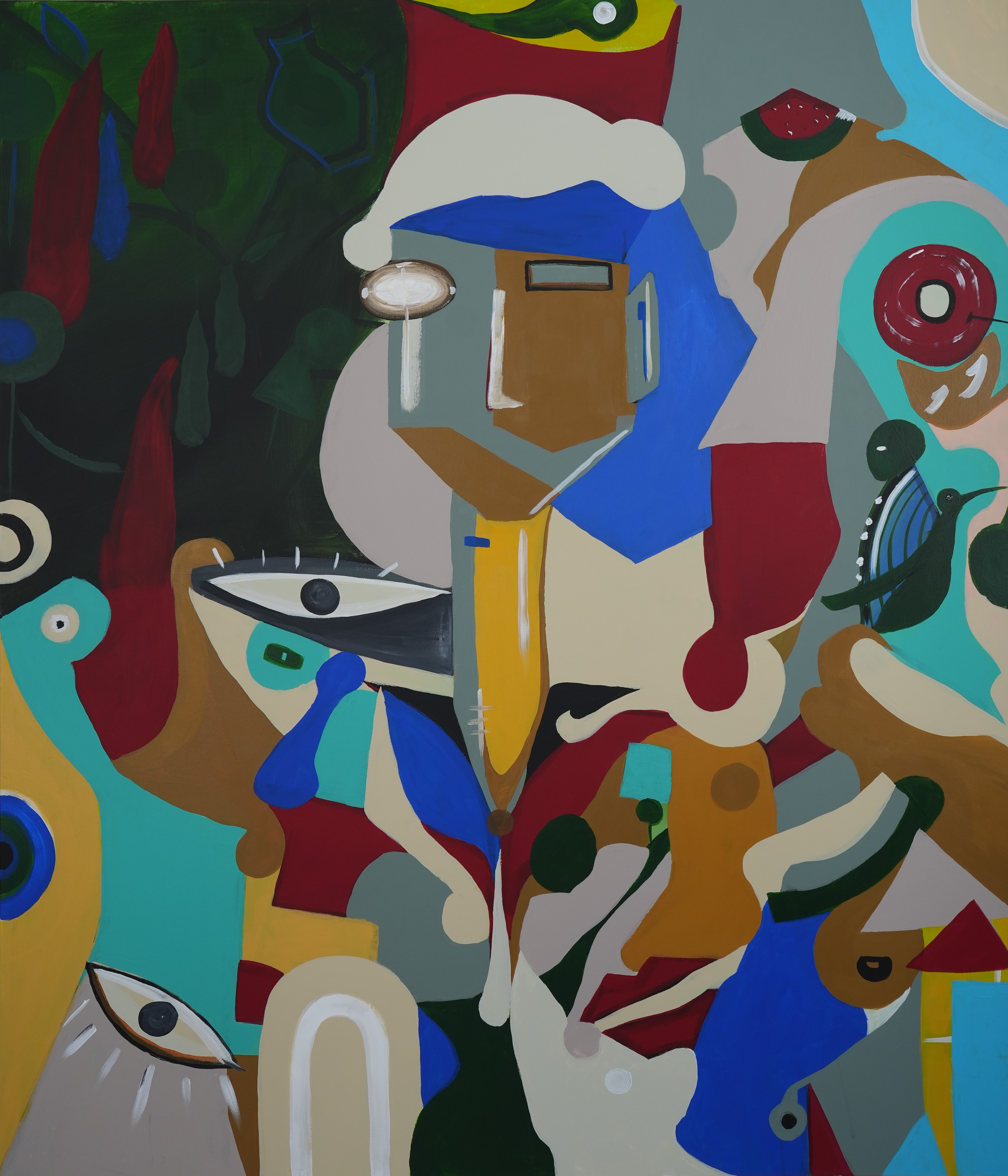 Abstract Expressionist Canvas