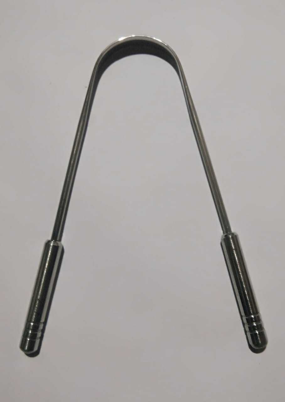 Steel Baby Tongue Scraper – Safe & Gentle Stainless Steel Tongue Cleaner for Baby Oral Care