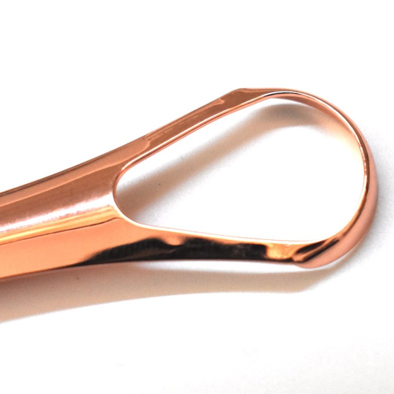 100% Pure Copper Tongue Scraper for Daily Oral Hygiene