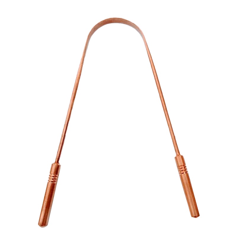 Jivanta Oral Pure Copper Tongue Scraper – Natural Ayurvedic Tongue Cleaner for Better Oral Hygiene
