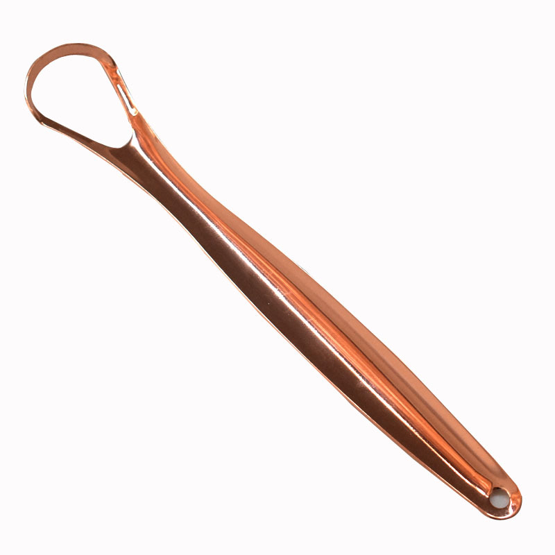 100% Pure Copper Tongue Scraper for Daily Oral Hygiene