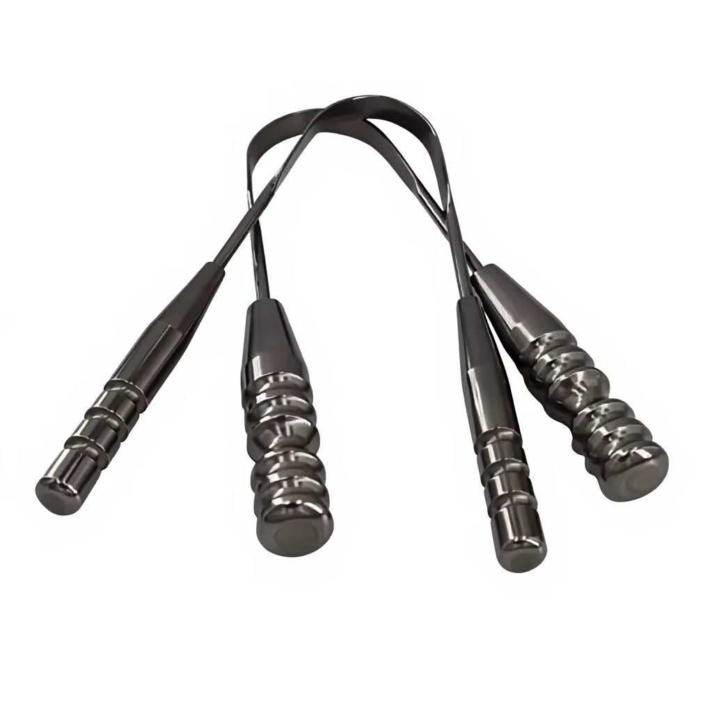 Premium Stainless Steel Tongue Scraper with Ergonomic Handle – Advanced Oral Hygiene Tool for Fresh Breath