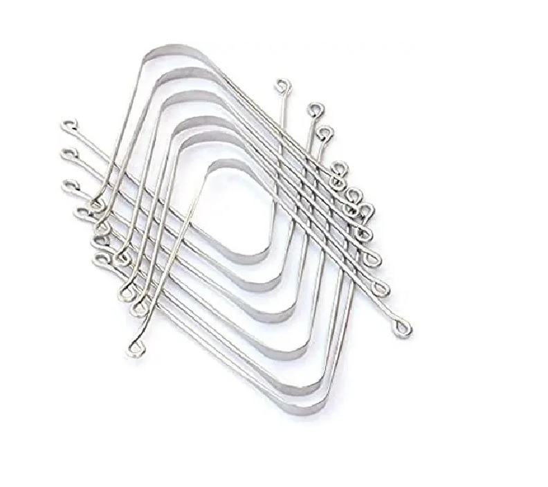 12 PCS Stainless Steel Wire Tongue Scraper – Durable Oral Hygiene Tool for Effective Tongue Cleaning