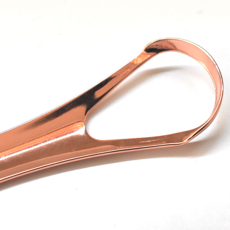 100% Pure Copper Tongue Scraper for Daily Oral Hygiene