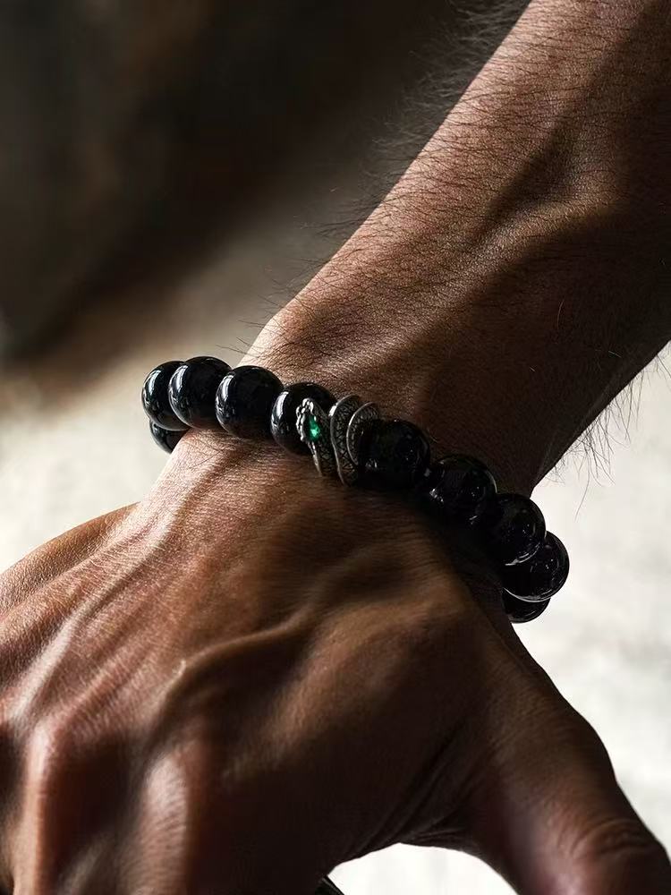 Midnight Bead Bracelet