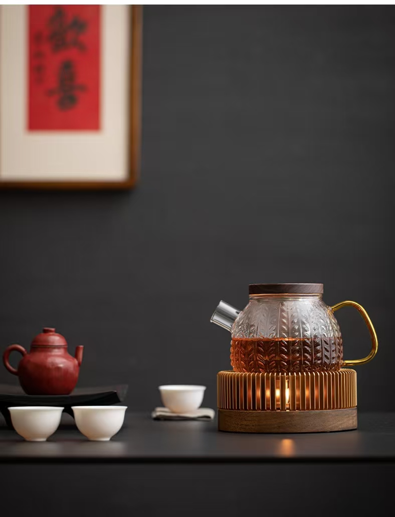 Glass Teapot with Warmer