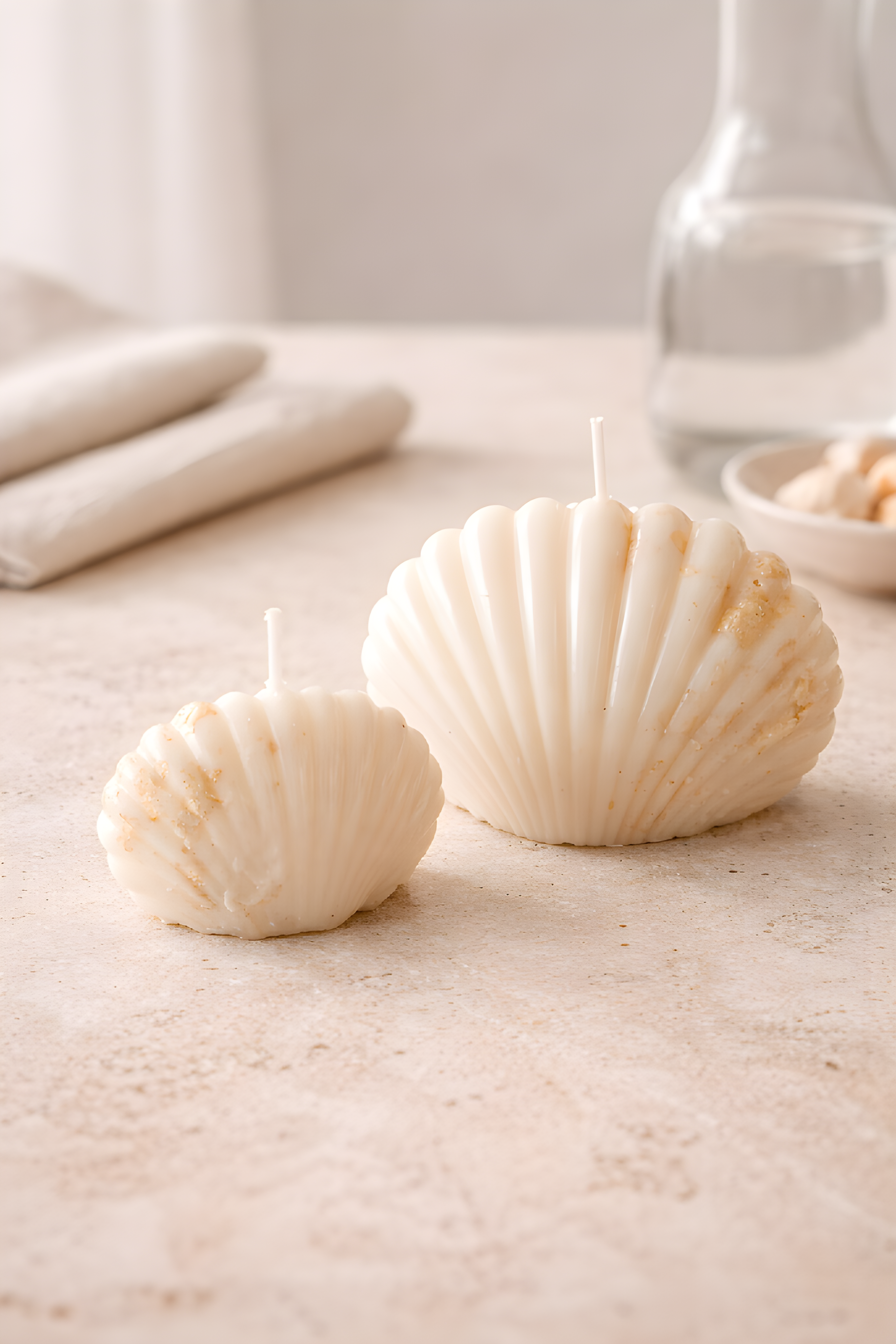 Bougies coquillage
