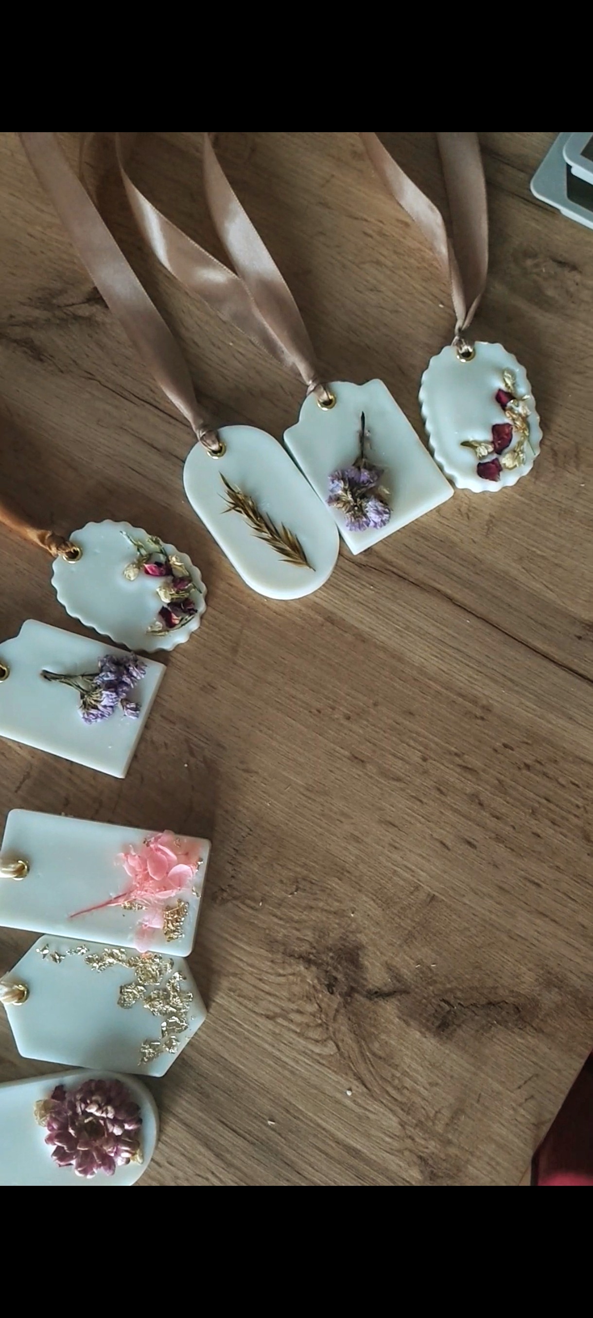 Tablettes parfumés en cire